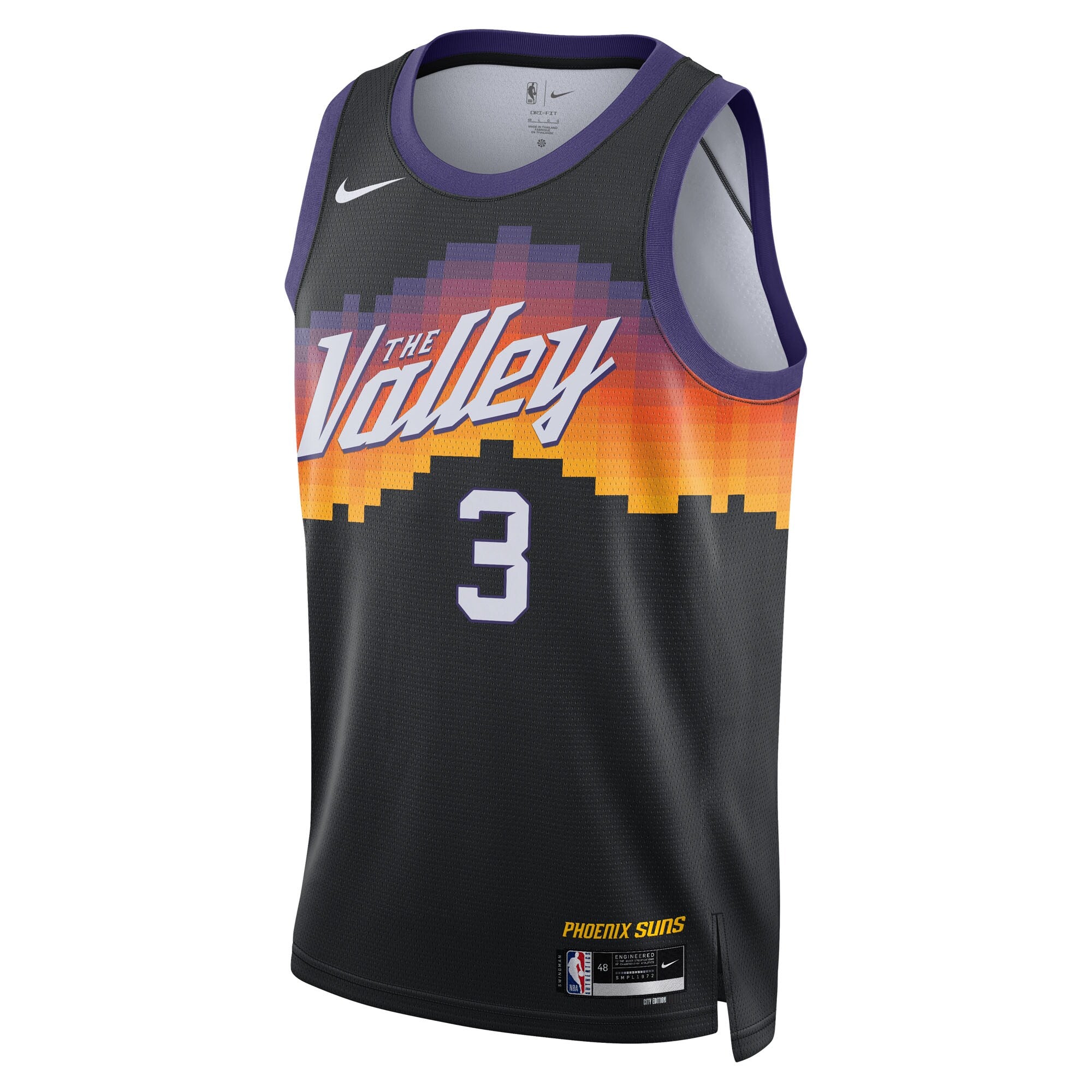 Dillon Brooks Phoenix Suns 2025/26 City Edition Swingman Jersey - Black - Unisex