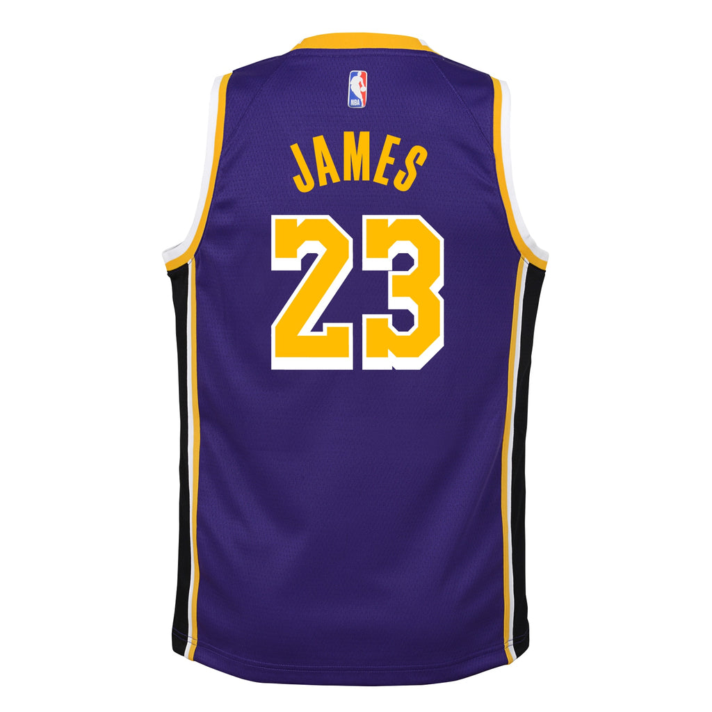 LeBron James Los Angeles Lakers Swingman Statement Jersey - Youth