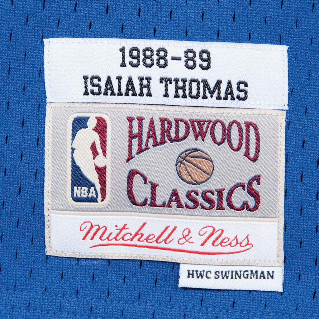 Isiah Thomas Detroit Pistons 1988-89 Swingman Road Jersey