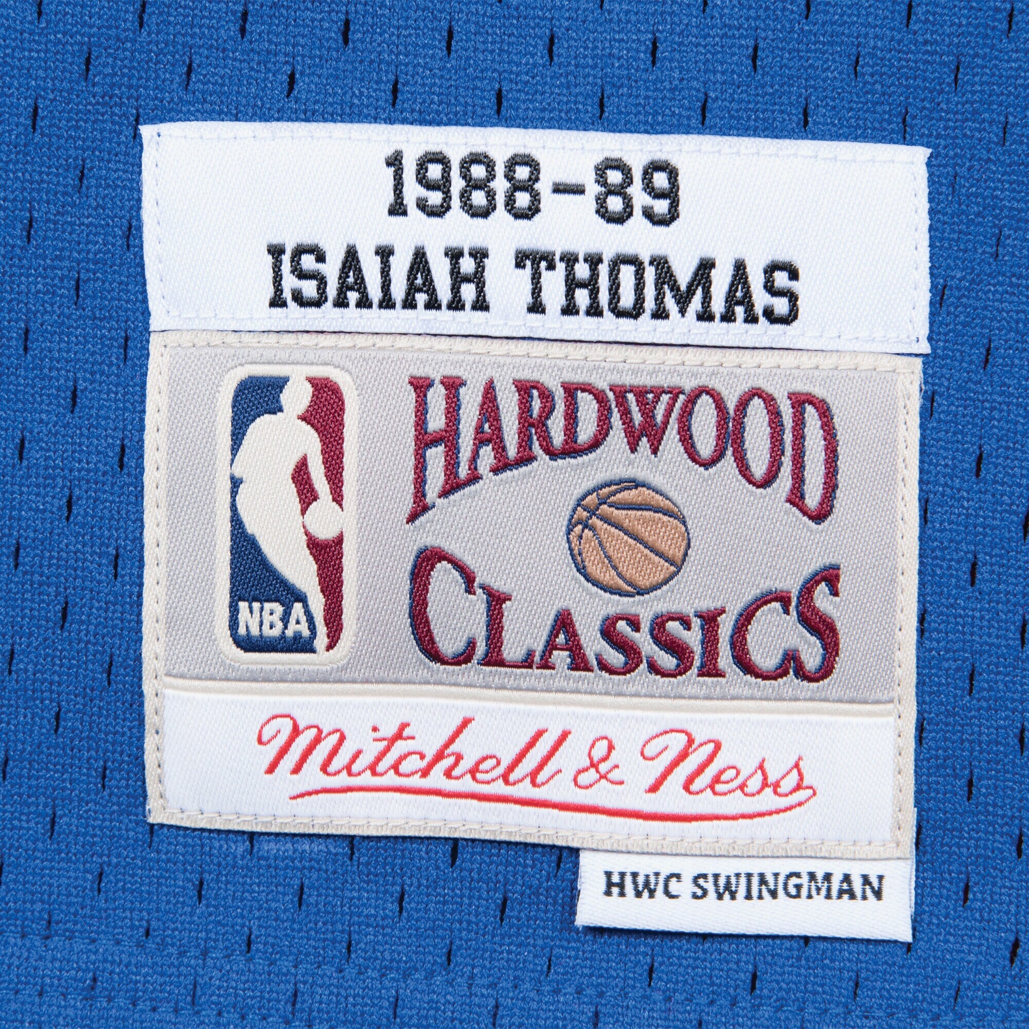 Isiah Thomas Detroit Pistons 1988-89 Swingman Road Jersey