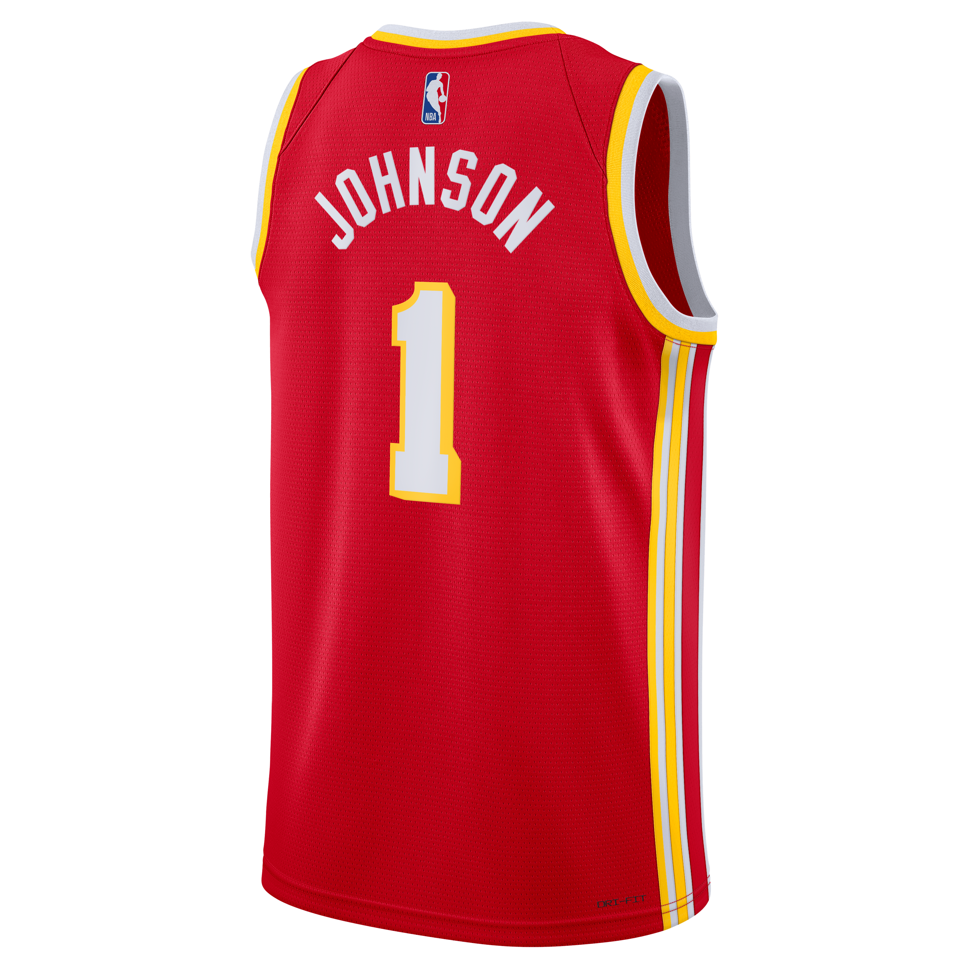 Jalen Johnson Atlanta Hawks Icon Edition Swingman Jersey - Red - Unisex