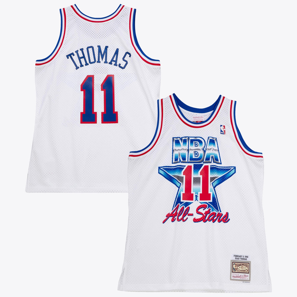 Isiah Thomas Detroit Pistons 1992 All-Star East Authentic Jersey - White
