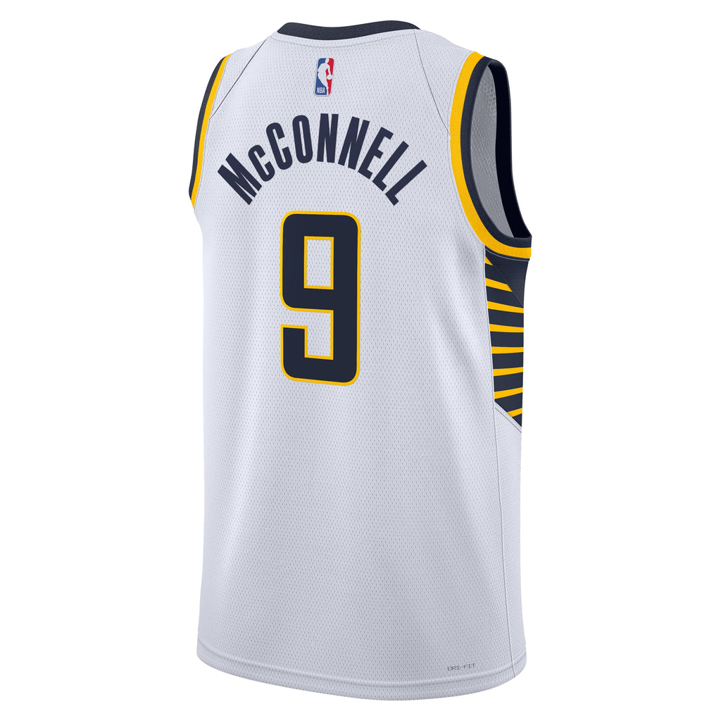 T.J. McConnell Indiana Pacers Association Edition Swingman Jersey - White - Youth