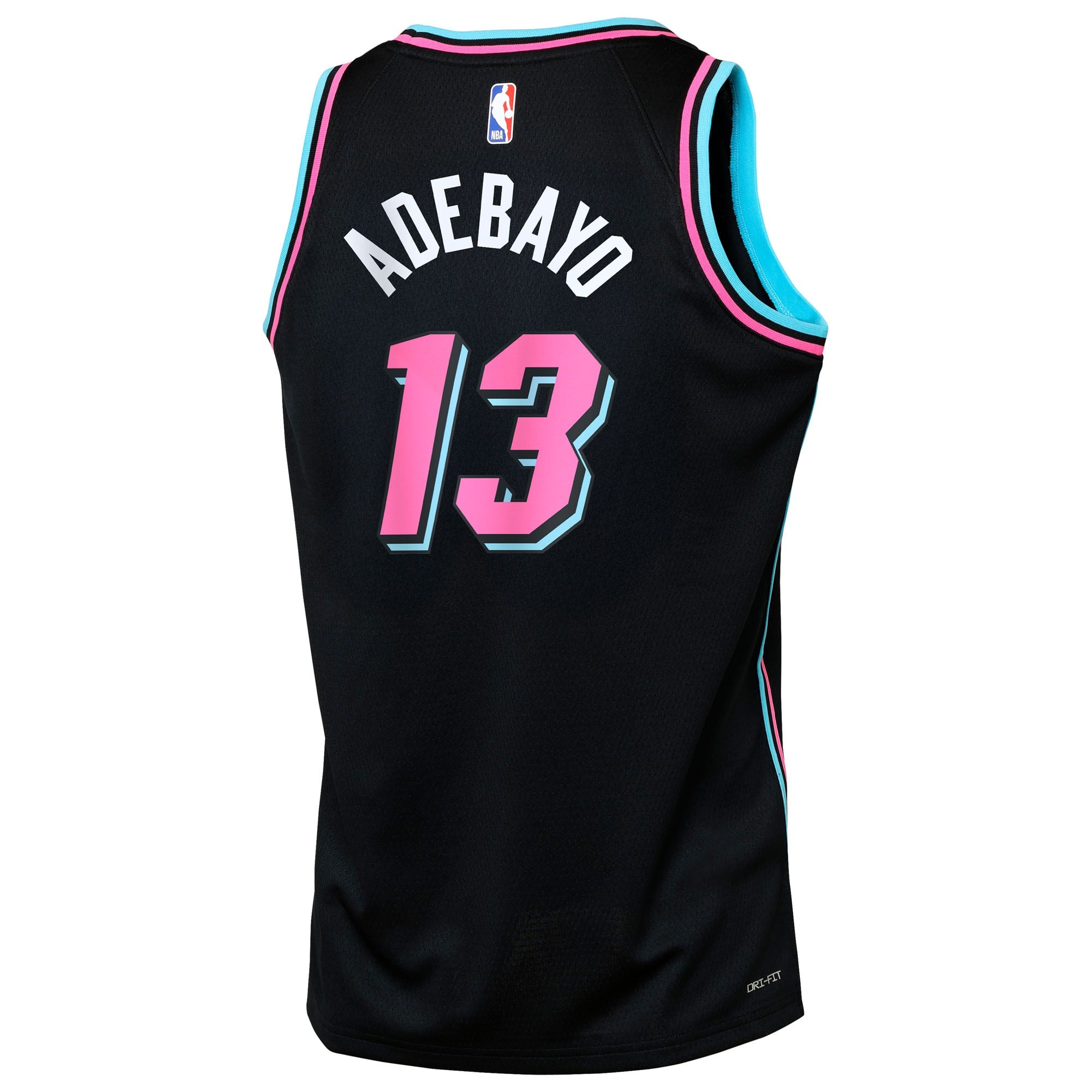 Bam Adebayo Miami Heat 2025/26 City Edition Swingman Jersey - Black - Youth