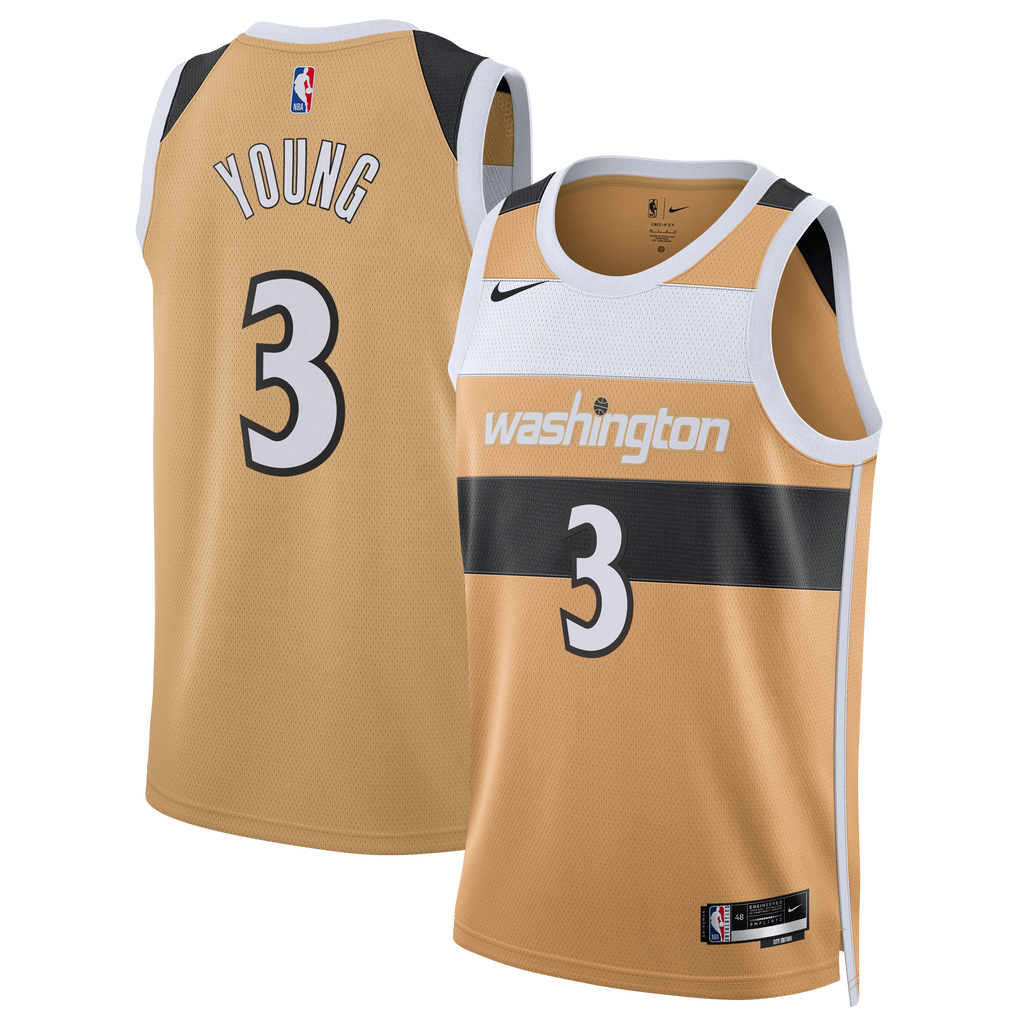 Trae Young Washington Wizards 2025/26 City Edition Swingman Jersey - Tan - Unisex