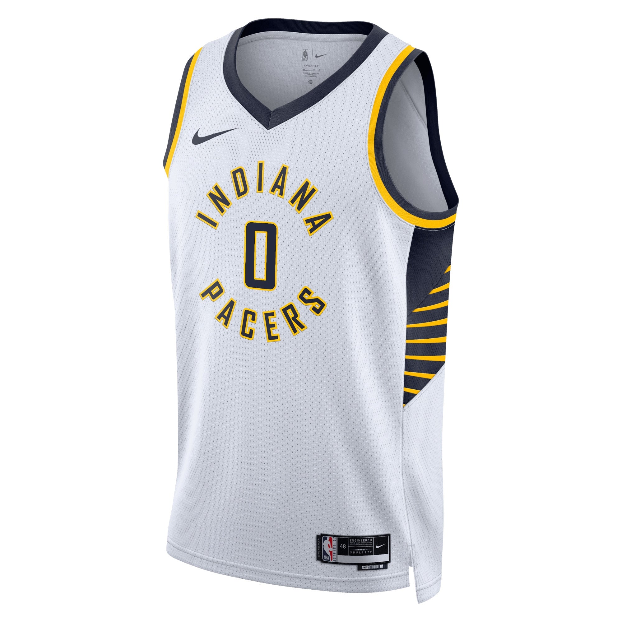 Tyrese Haliburton Indiana Pacers Association Edition Swingman Jersey - White - Unisex