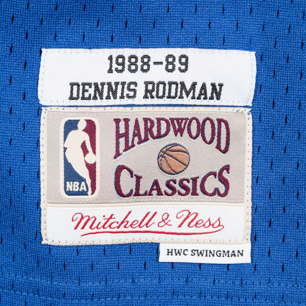 Dennis Rodman Detroit Pistons 1988-89 Swingman Road Jersey