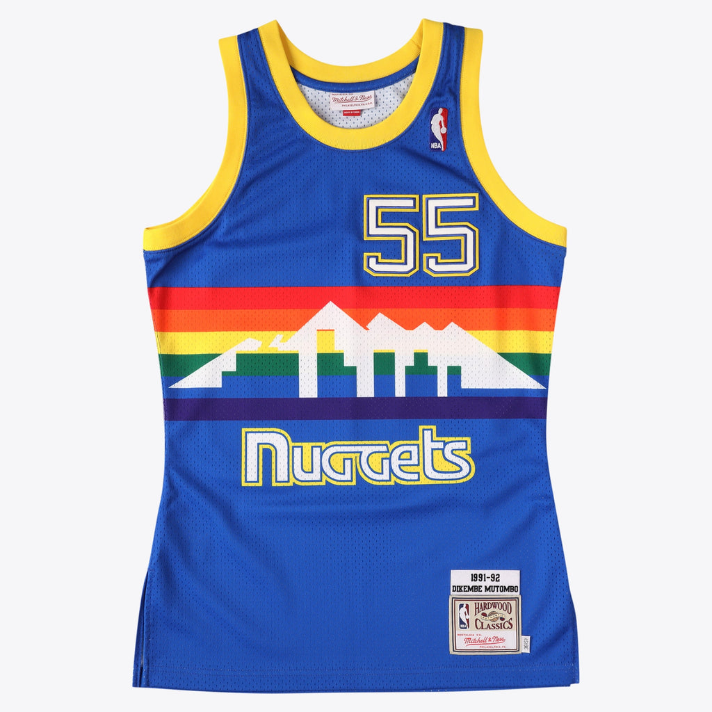 Dikembe Mutombo Denver Nuggets Authentic Jersey - Royal Blue