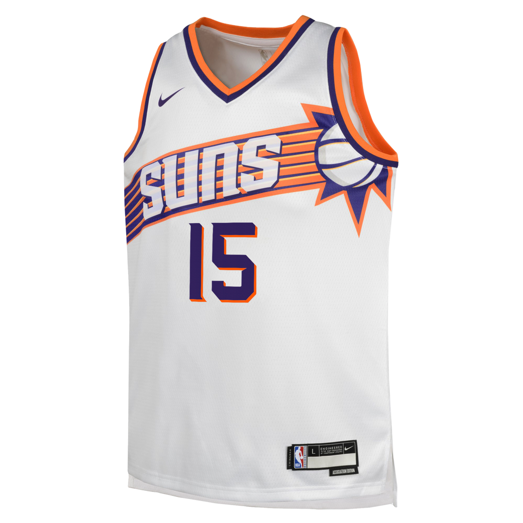 Devin Booker Phoenix Suns Association Edition Swingman Jersey - White - Youth