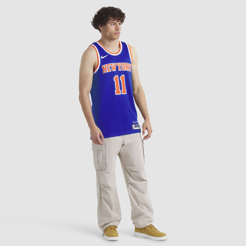 Jalen Brunson New York Knicks Replica Swingman Icon Jersey - Unisex