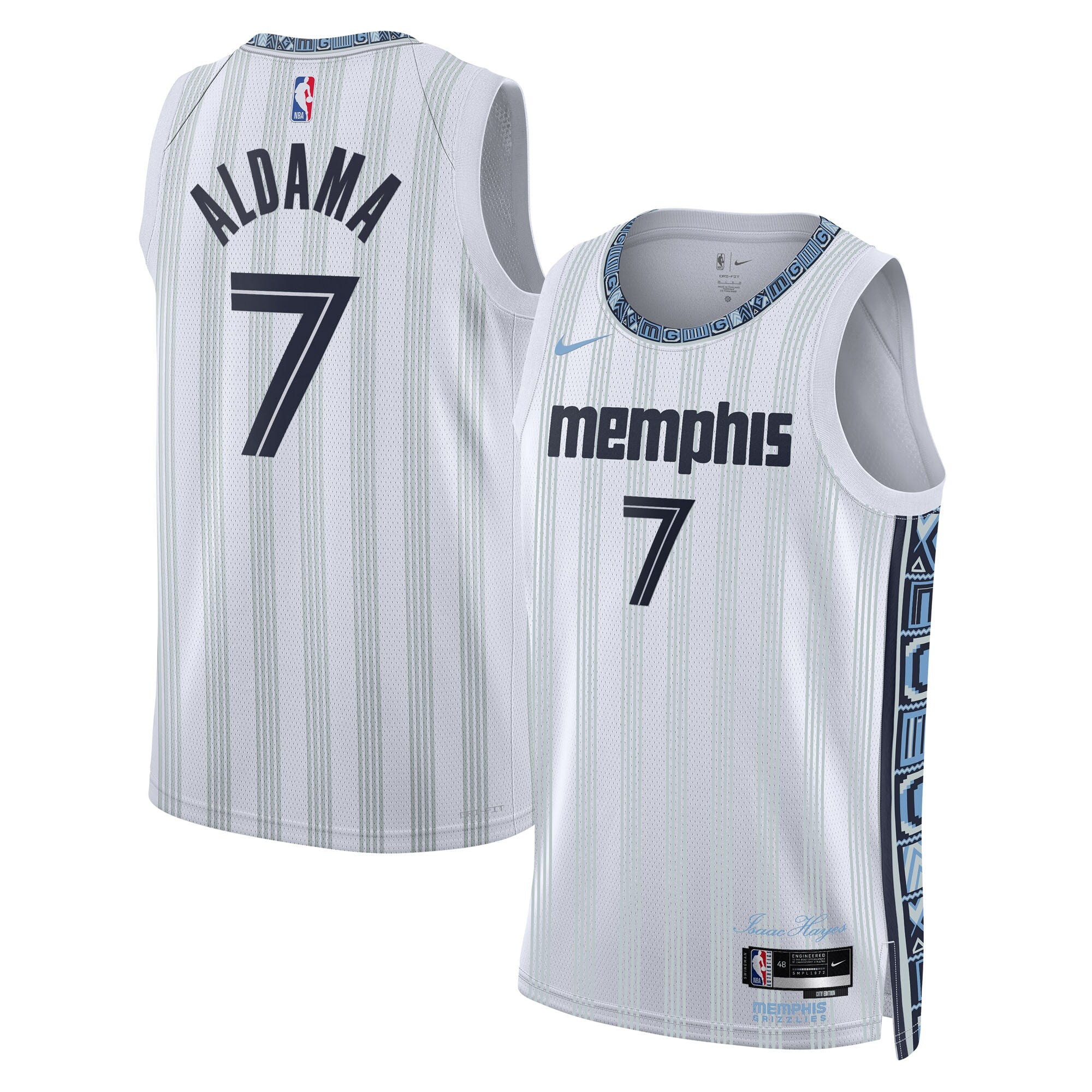 Santi Aldama Memphis Grizzlies 2025/26 City Edition Swingman Jersey - Gray - Unisex