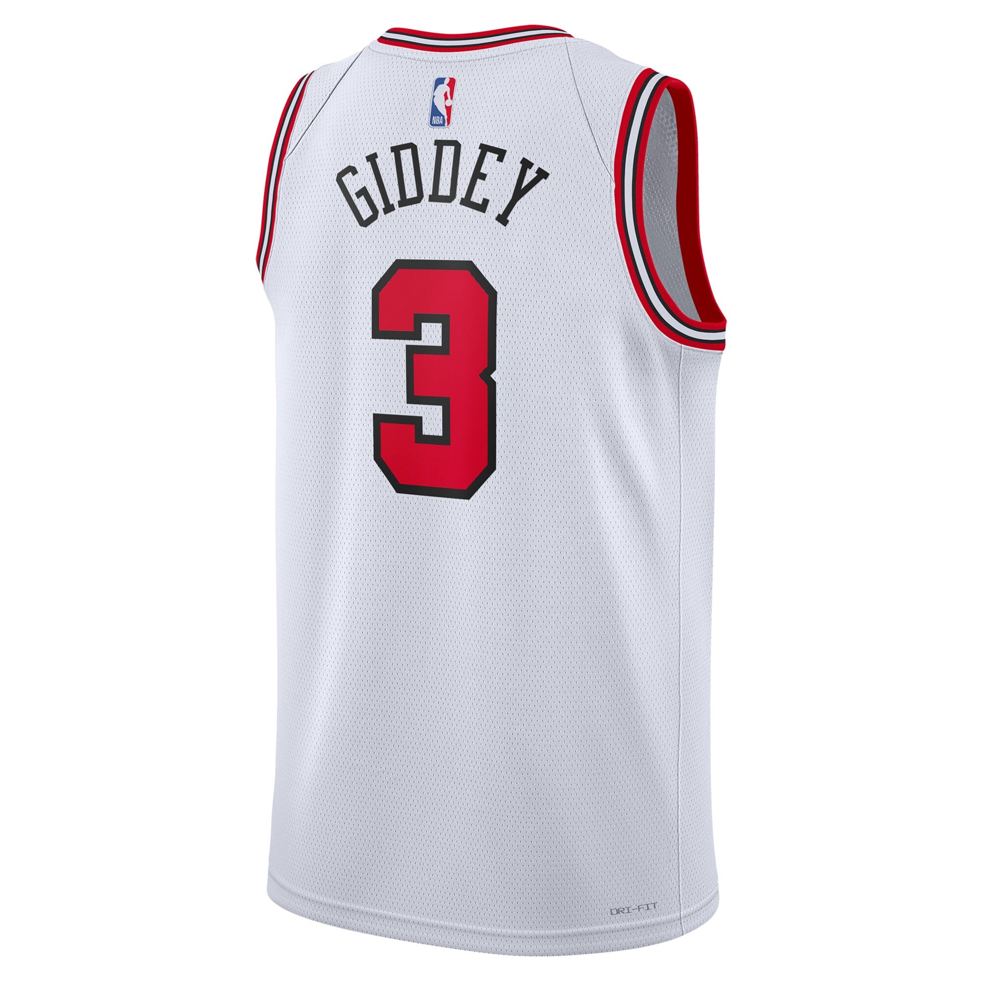 Josh Giddey Chicago Bulls Association Edition Swingman Jersey - White - Unisex