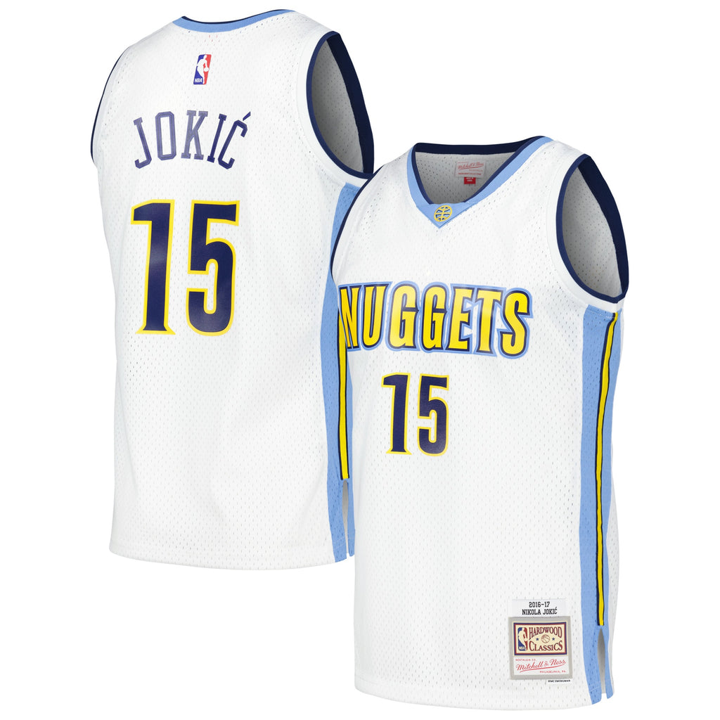 Nikola Jokić Denver Nuggets 2016/17 Throwback Swingman Jersey - Mens