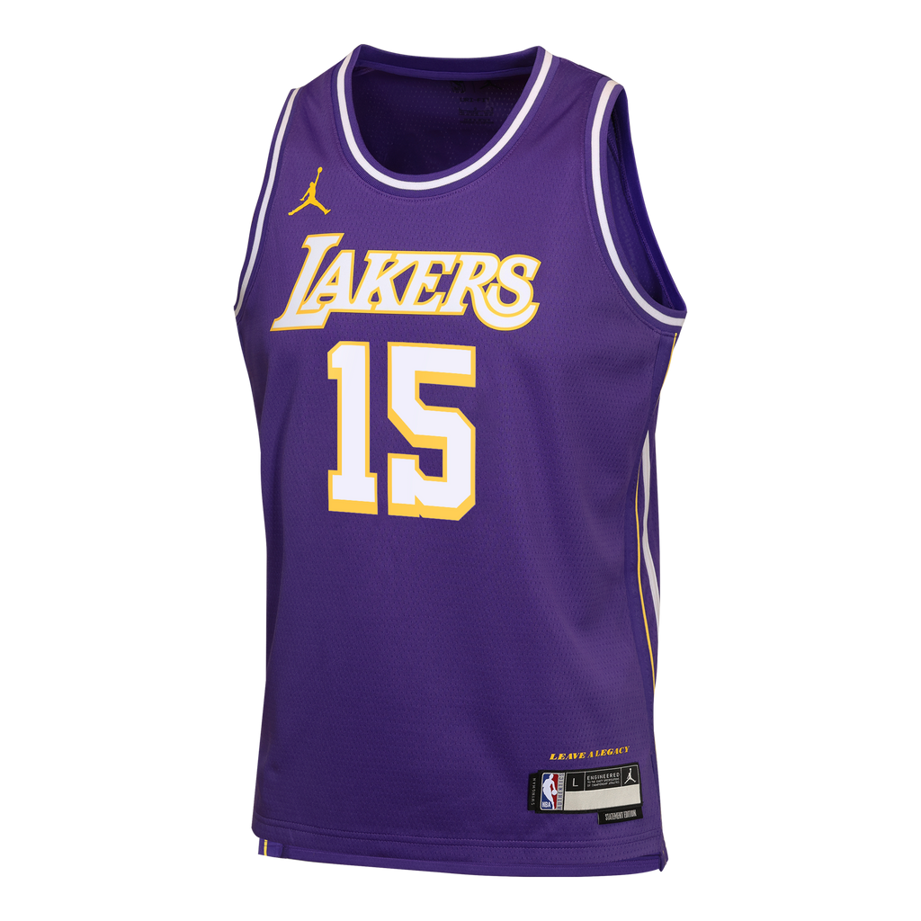 Austin Reaves Los Angeles Lakers Statement Edition Jersey - Purple - Youth