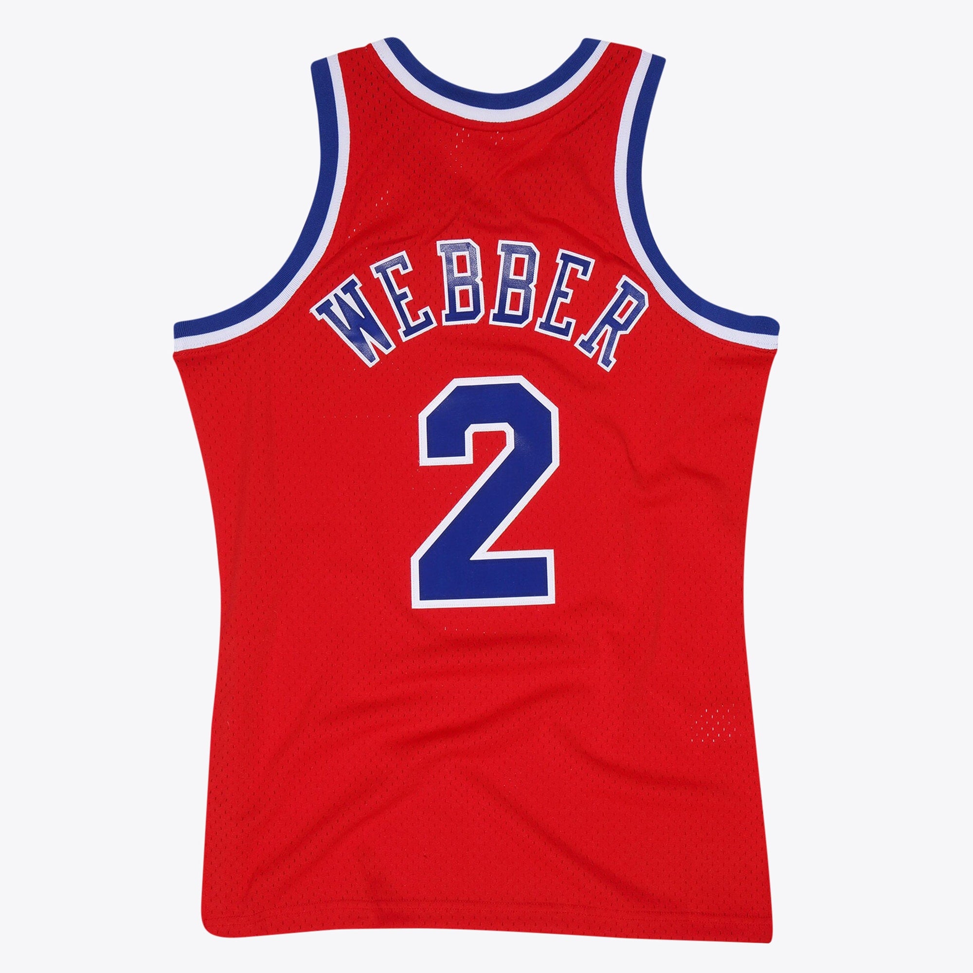 Chris Webber Washington Bullets 1994 Hardwood Classics Swingman Road Jersey - Scarlett - Mens