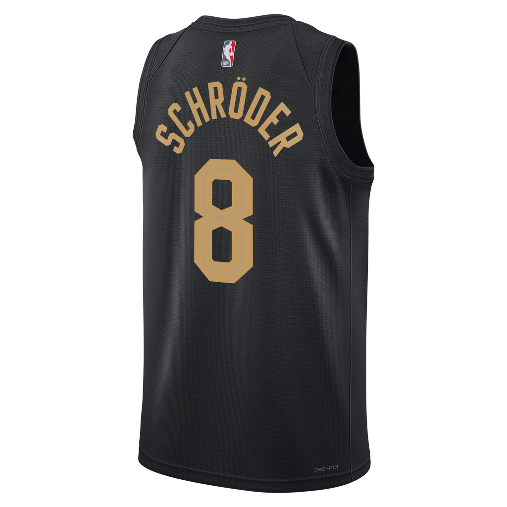 Dennis Schröder Cleveland Cavaliers Statement Edition Swingman Jersey - Black - Unisex