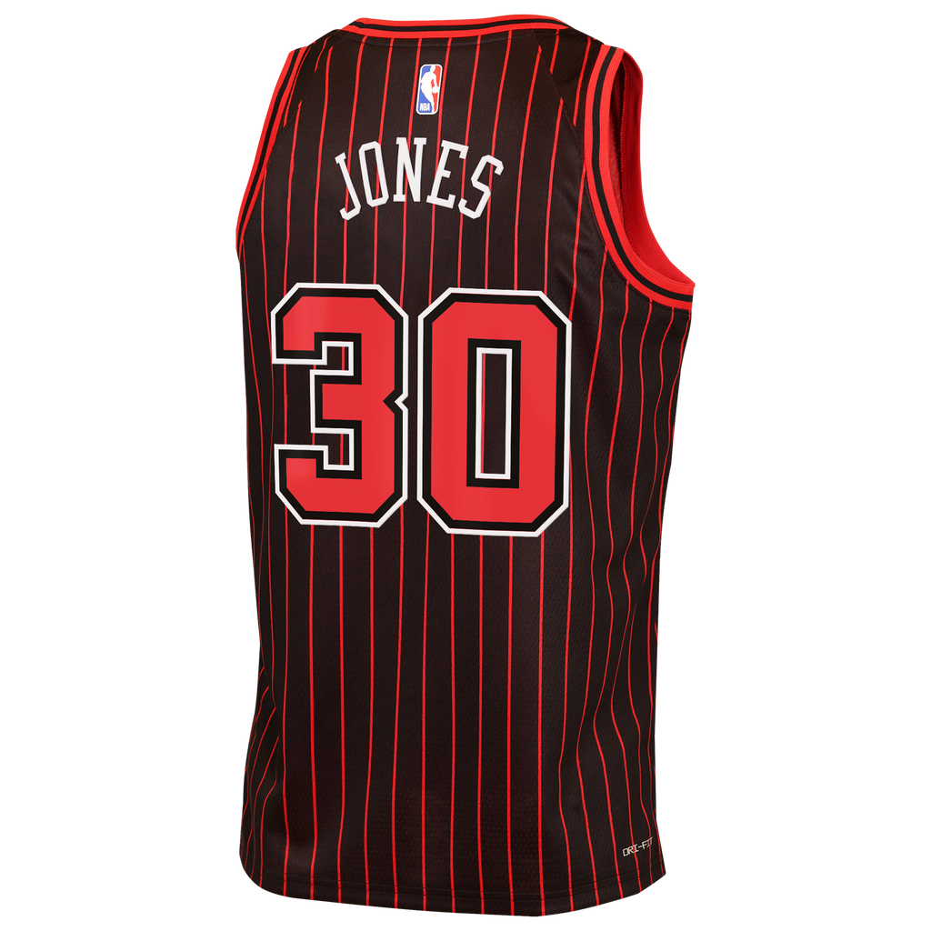 Tre Jones Chicago Bulls Statement Edition Jersey - Black - Youth