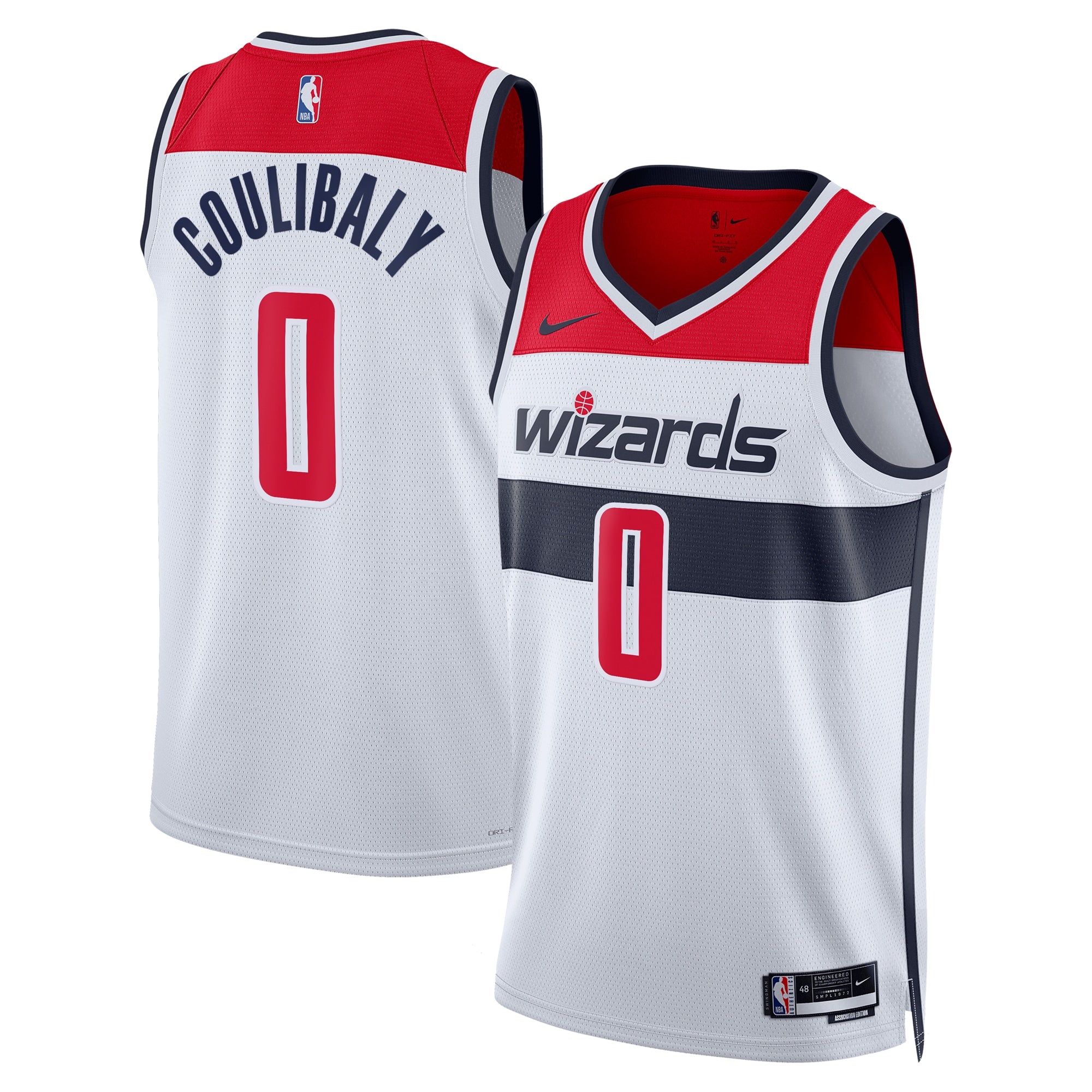 Bilal Coulibaly Washington Wizards Association Edition Swingman Jersey - White - Unisex