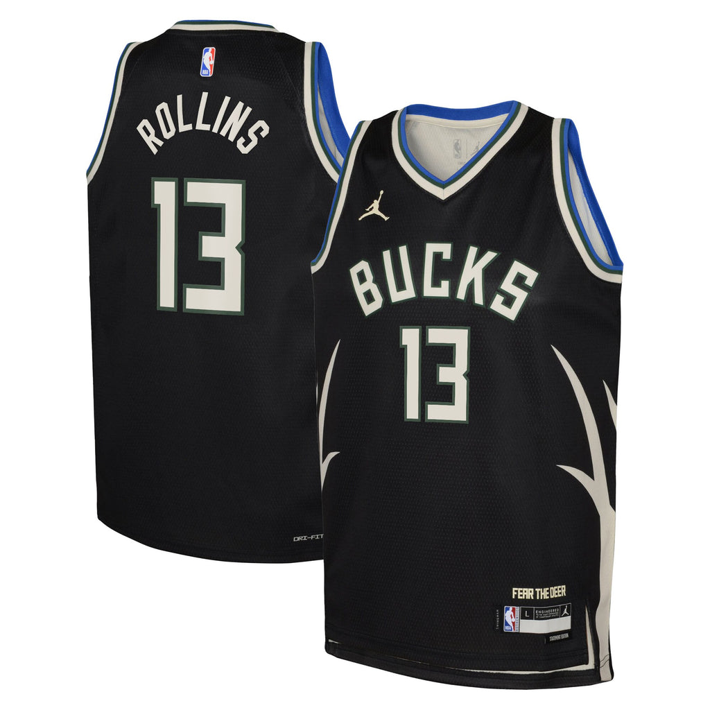 Ryan Rollins Milwaukee Bucks Statement Edition Swingman Jersey - Hunter Green - Youth