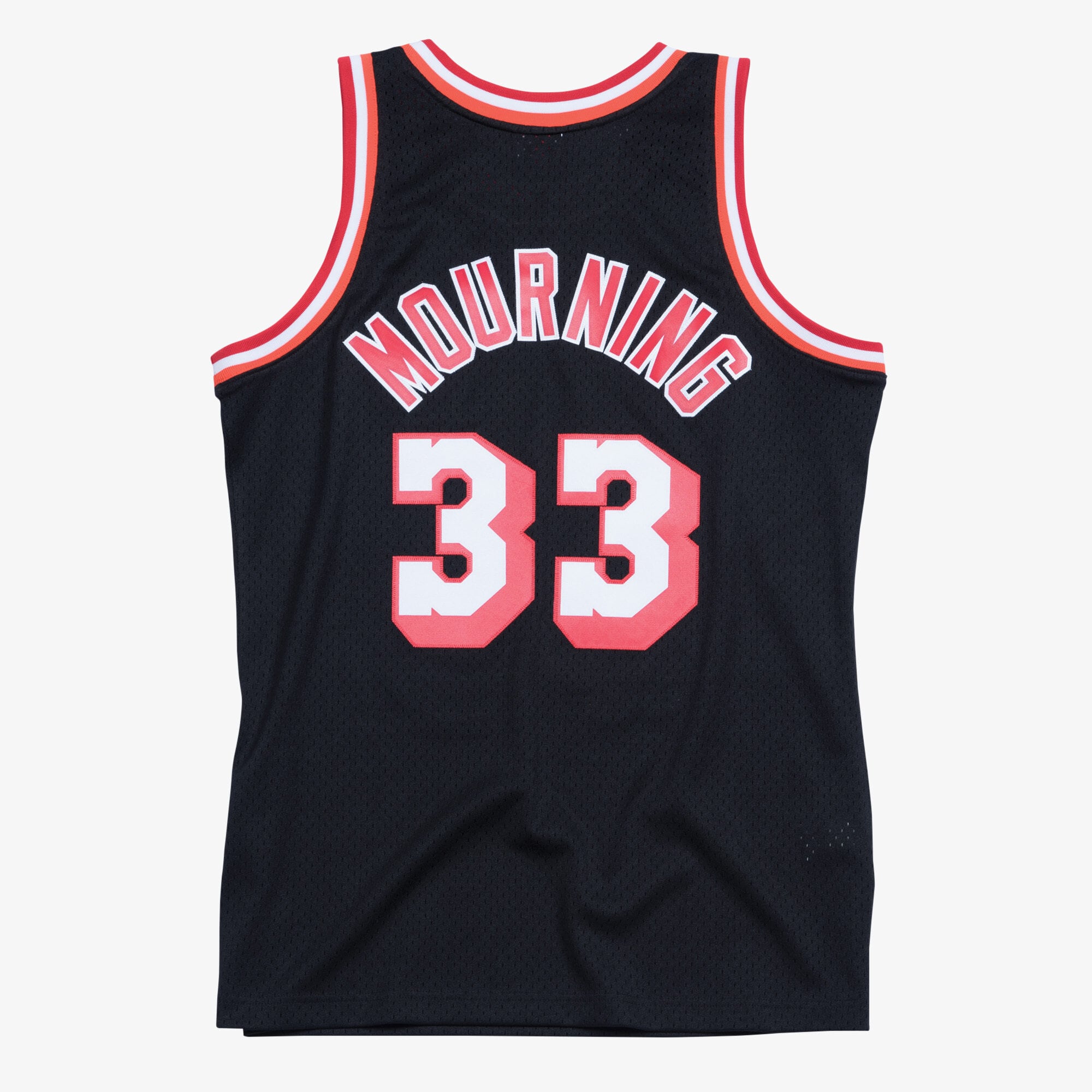 Alonzo Mourning Miami Heat Hardwood Classics Swingman Jersey - Mens