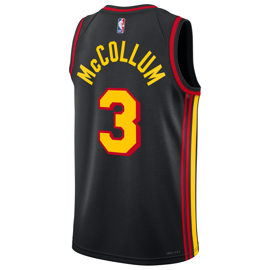 CJ McCollum Atlanta Hawks Statement Edition Swingman Jersey - Black - Unisex