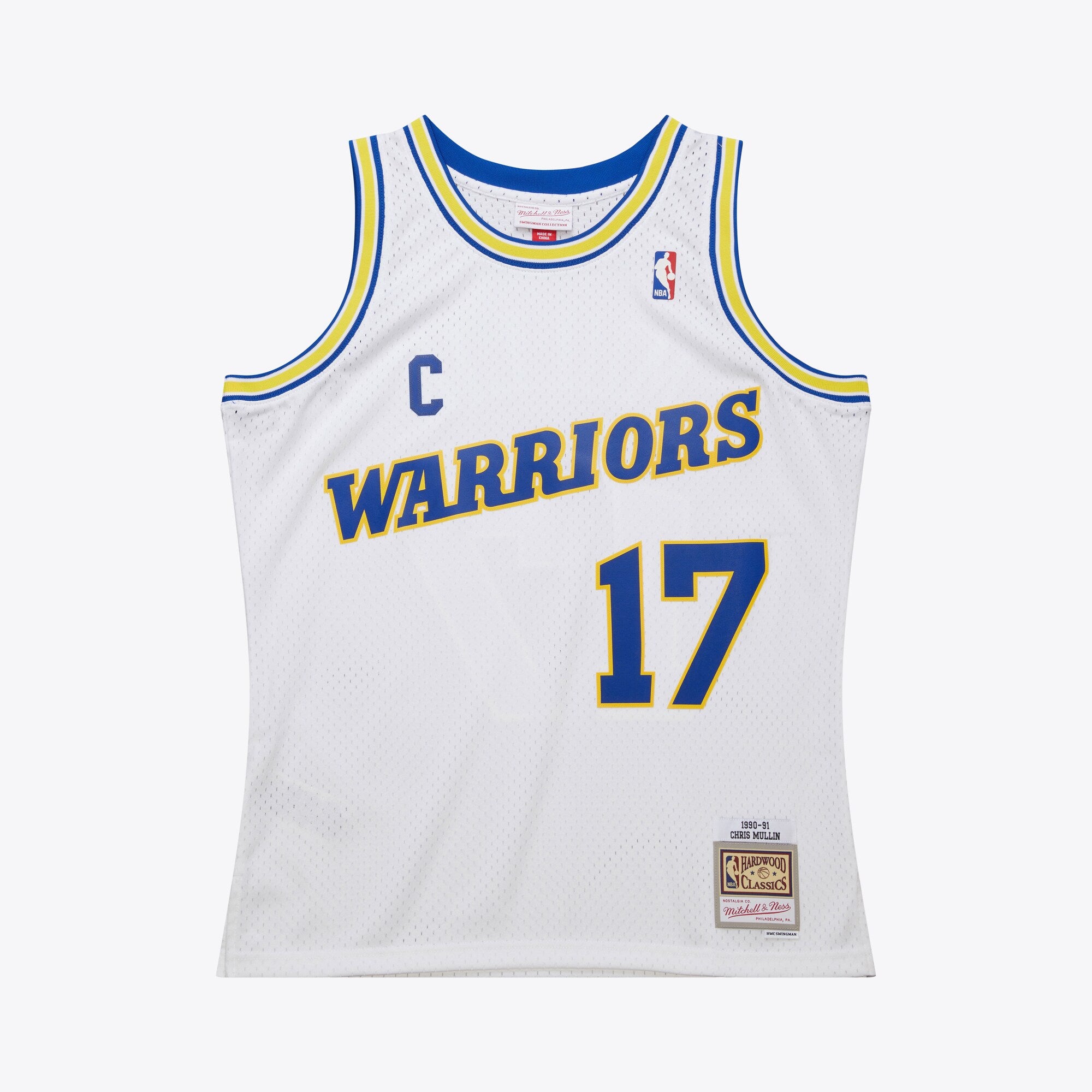 Chris Mullin Golden State Warriors 1990 Swingman Jersey