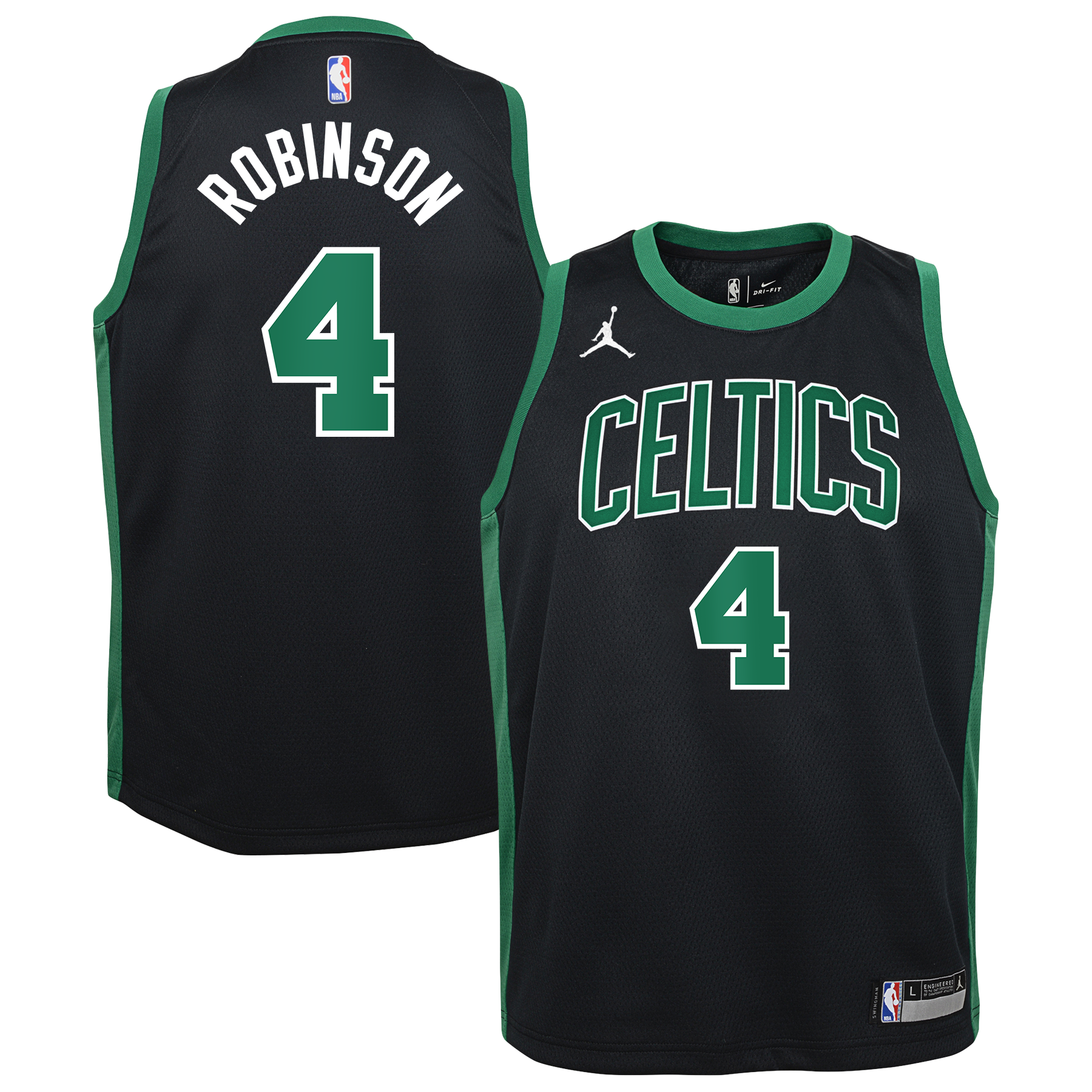 Mitchell Robinson Boston Celtics Statement Edition Swingman Jersey - Black - Youth