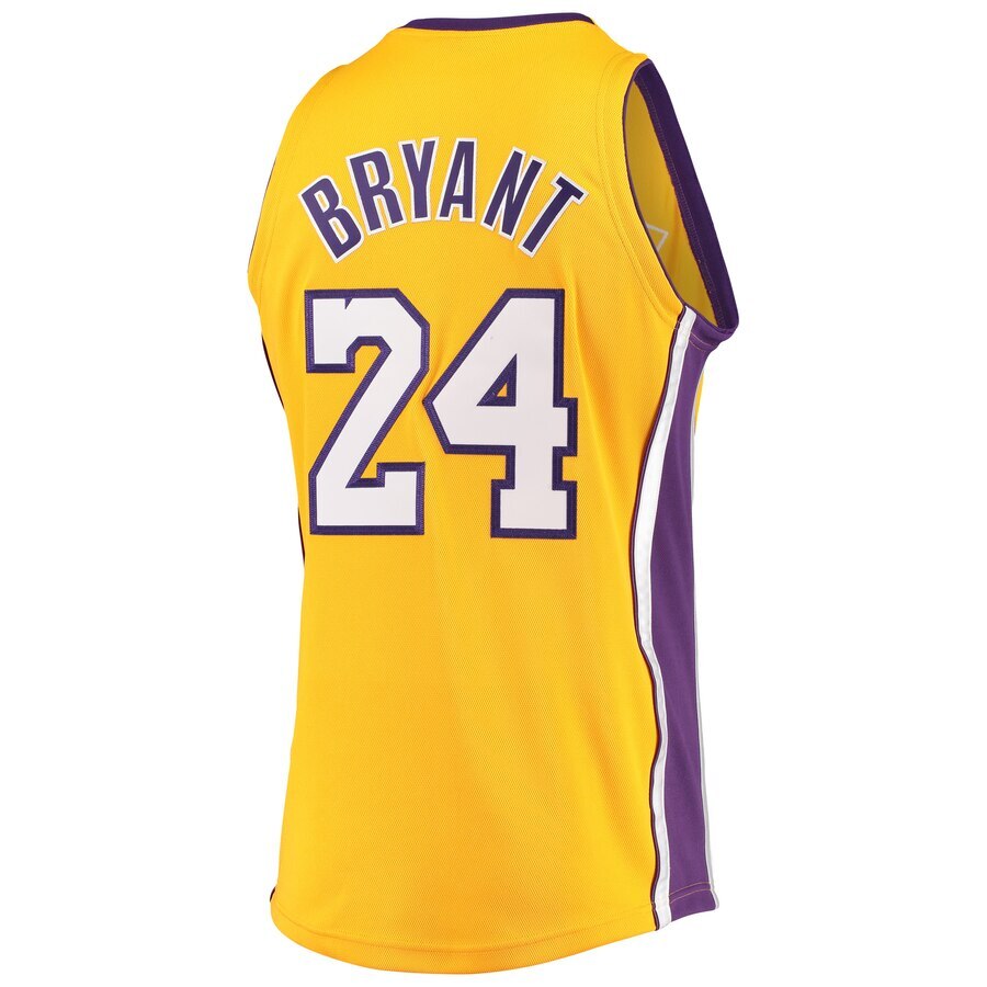 Kobe Bryant Los Angeles Lakers 2008-09 Hardwood Classics Authentic Jersey - Gold - Mens