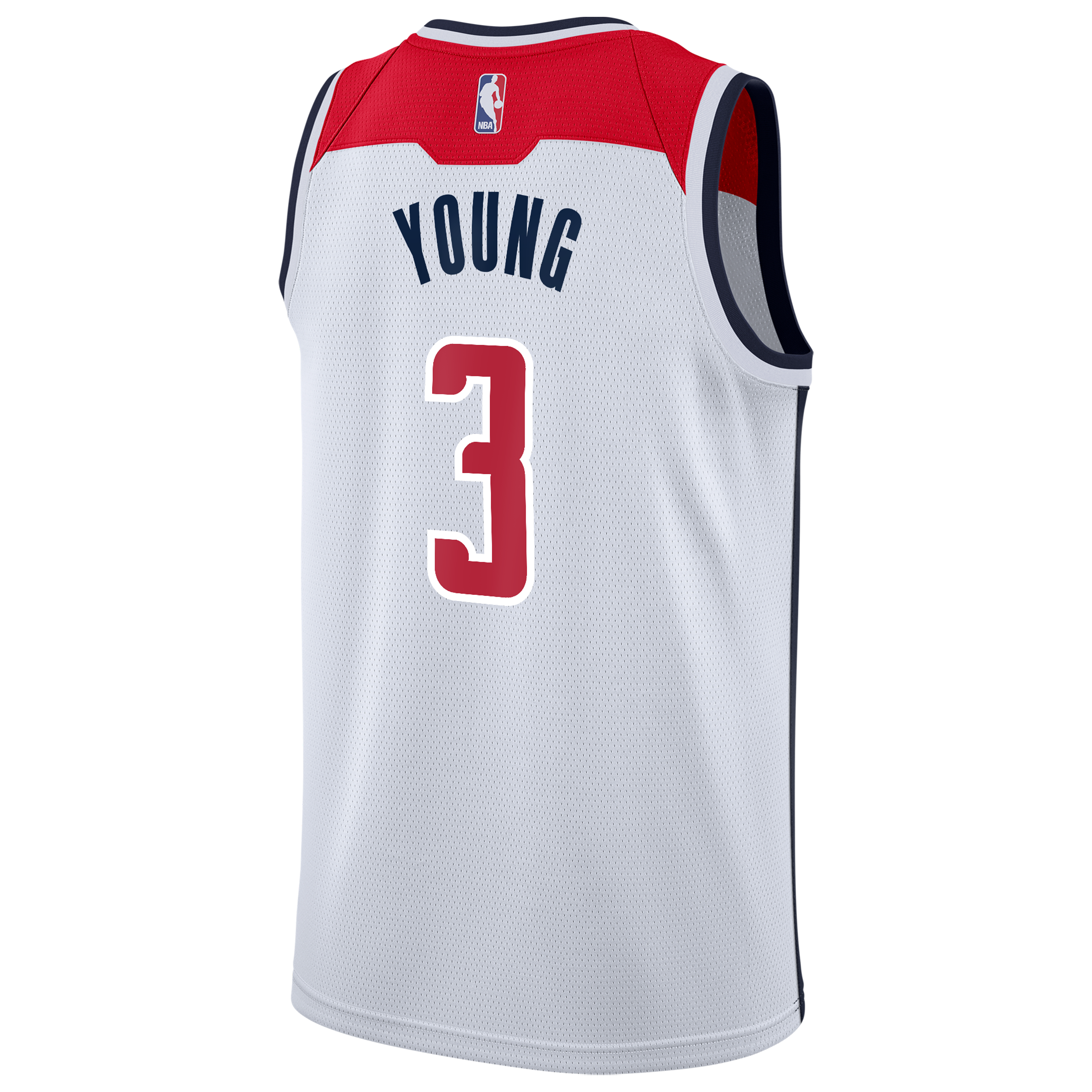Trae Young Washington Wizards Association Edition Swingman Jersey - White - Youth