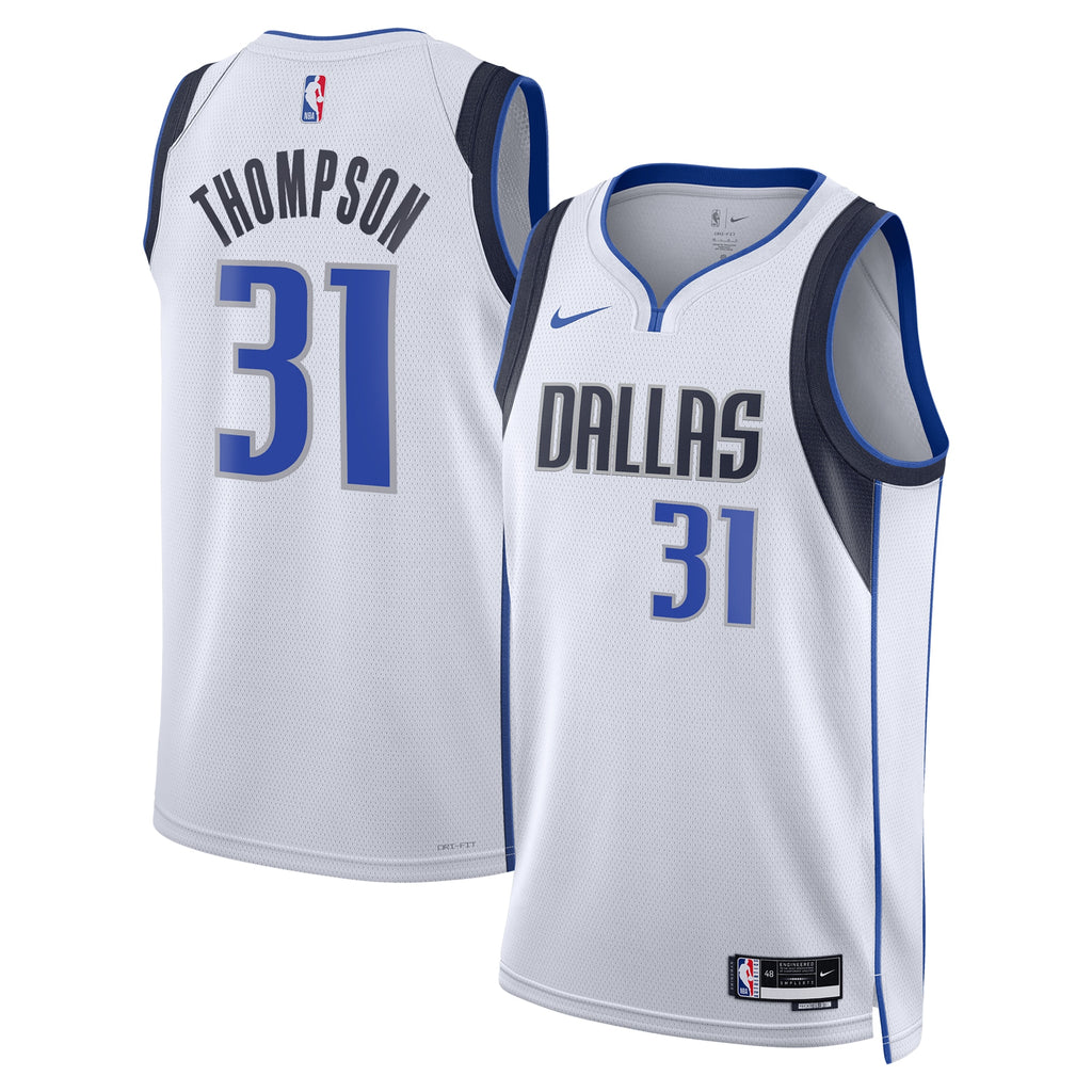 Klay Thompson Dallas Mavericks Association Edition Swingman Jersey - White - Unisex