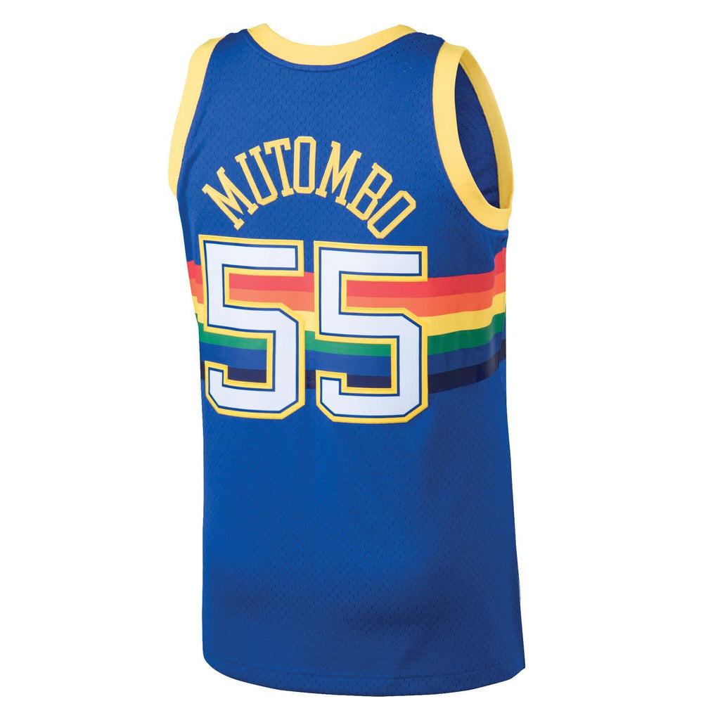 Dikembe Mutombo Denver Nuggets 1991-92 Swingman Road Jersey