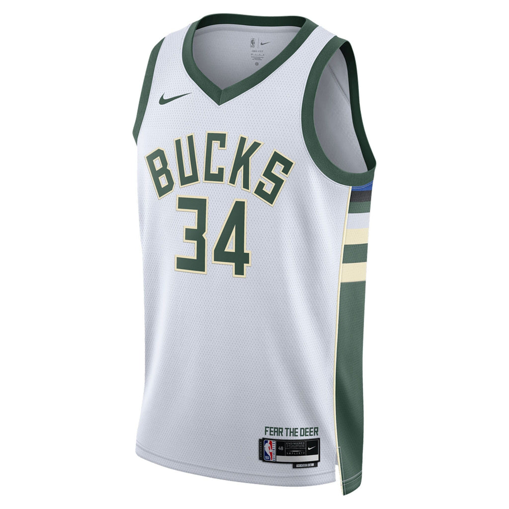 Giannis Antetokounmpo Milwaukee Bucks Swingman Association Jersey