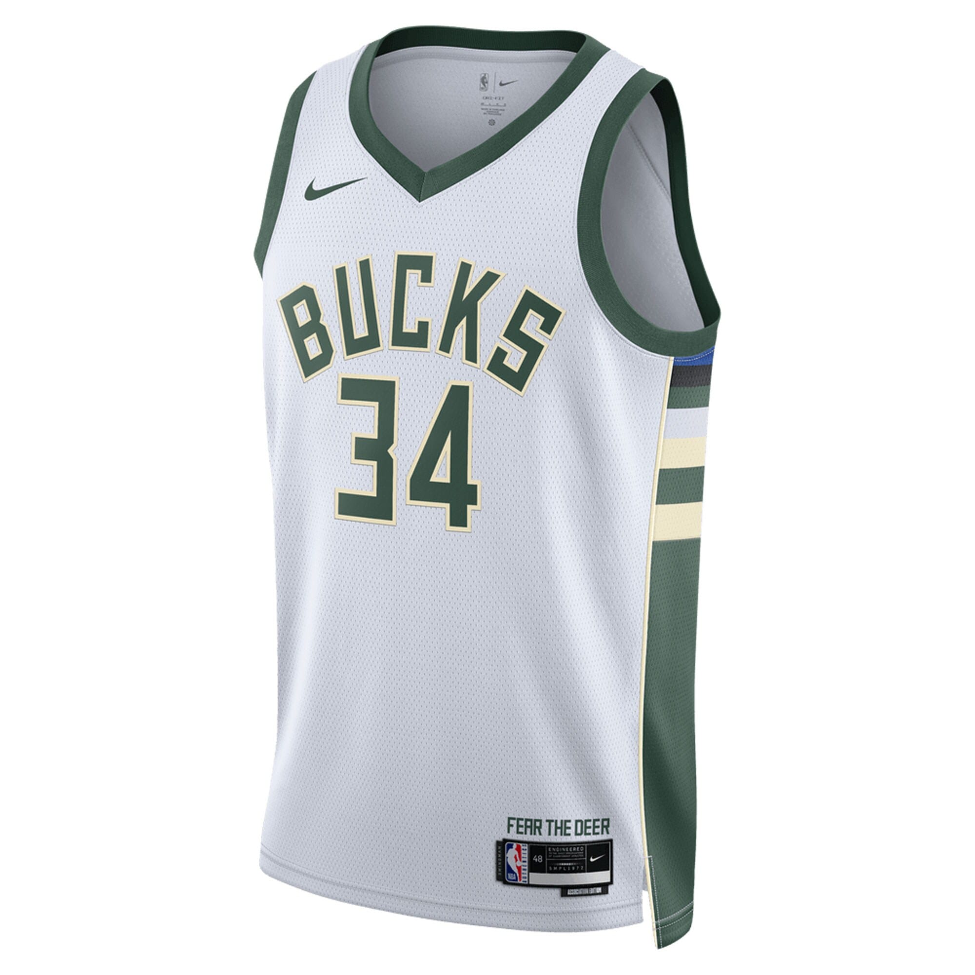Giannis Antetokounmpo Milwaukee Bucks Swingman Association Jersey