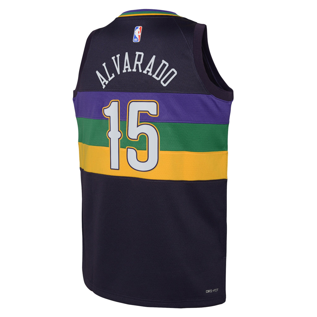 Jose Alvarado New Orleans Pelicans City Edition Swingman Jersey - Purple - Youth