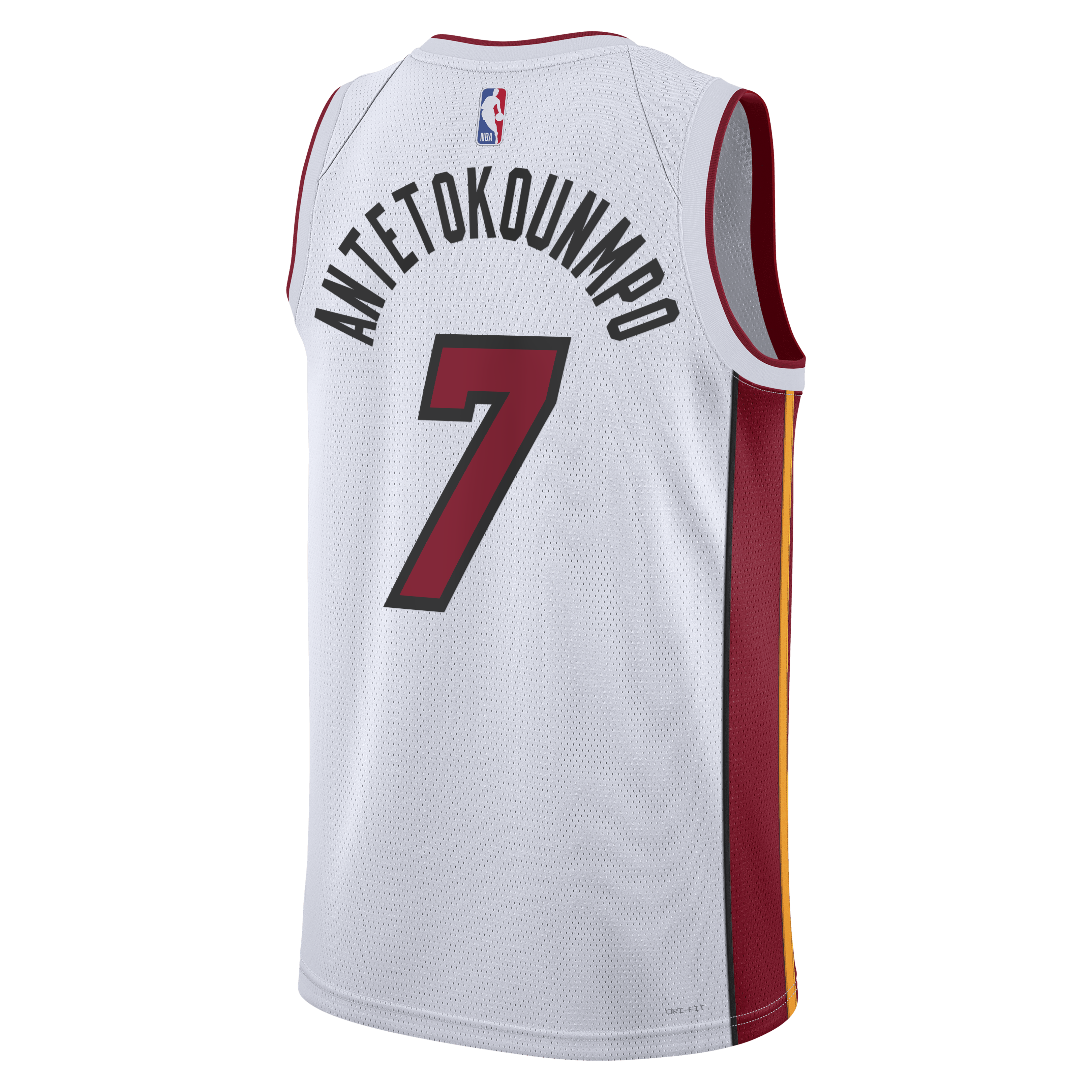 Giannis Antetokounmpo Miami Heat Association Edition Swingman Jersey - White - Unisex