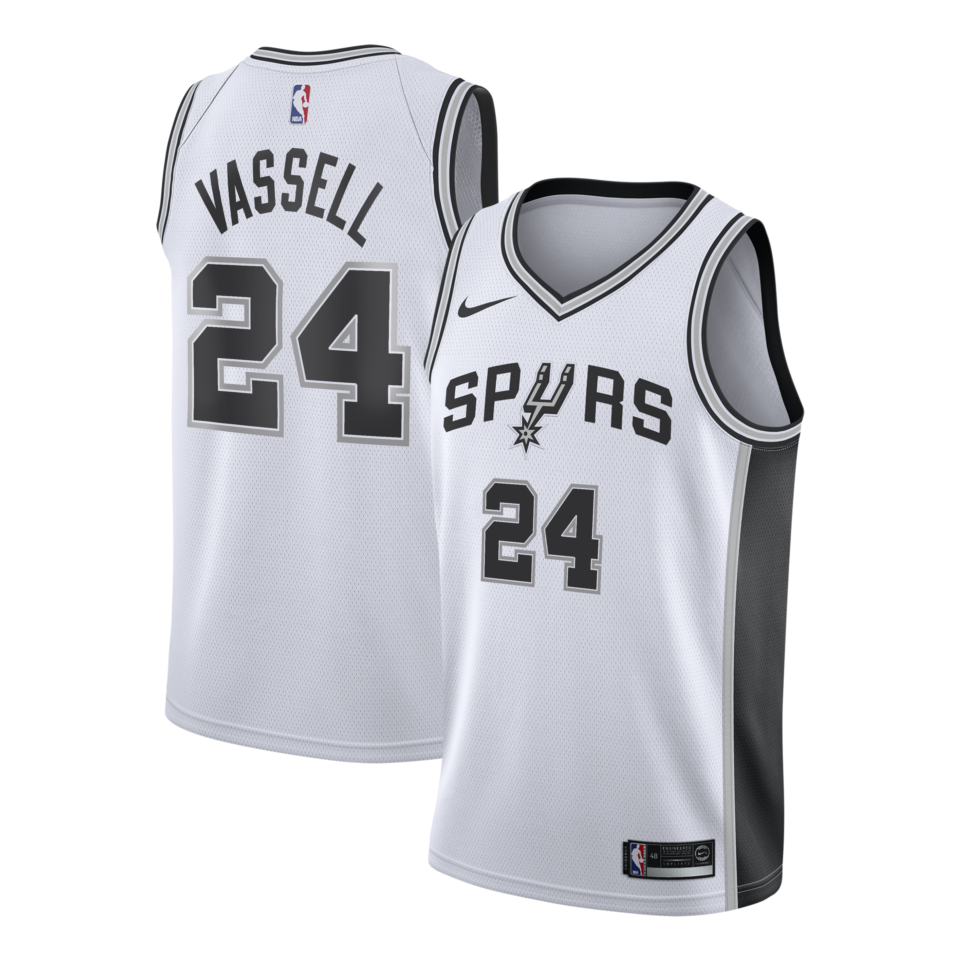 Devin Vassell San Antonio Spurs Association Edition Swingman Jersey - White - Youth