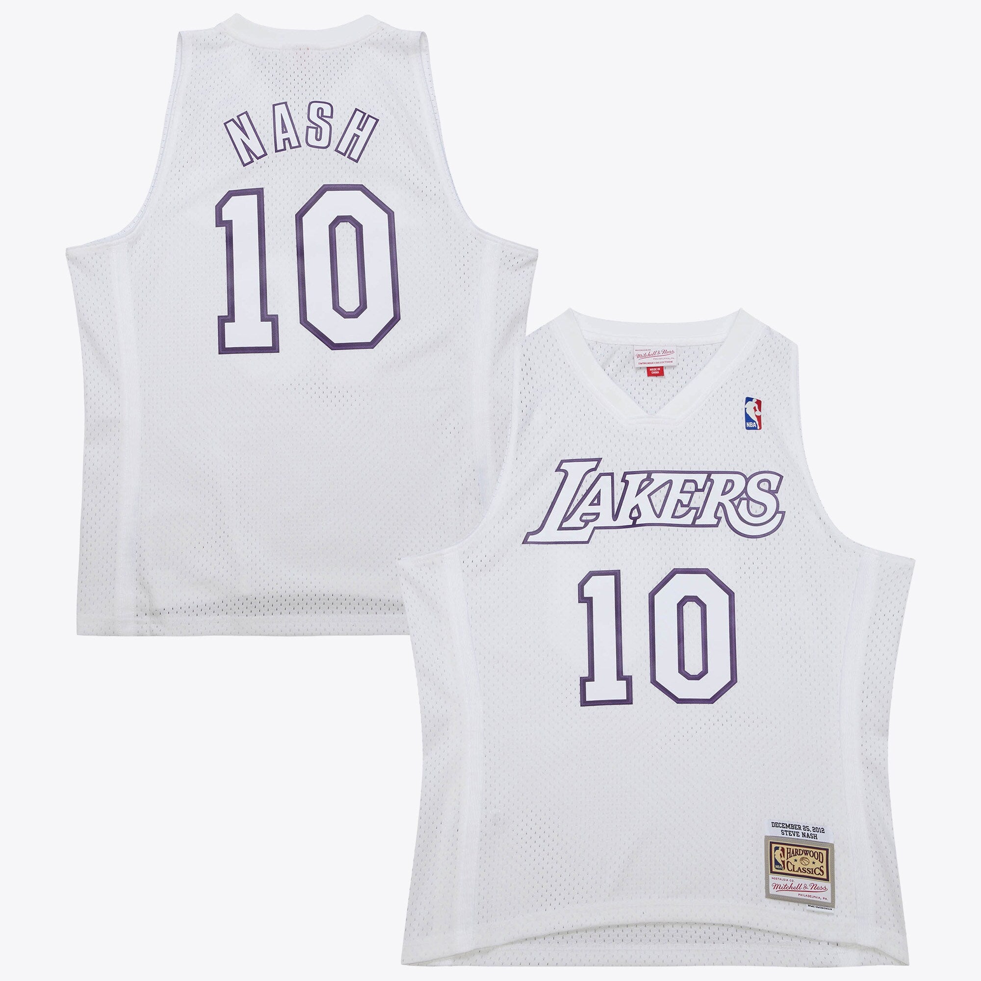 Steve Nash Los Angeles Lakers 2012 Day Authentic Jersey - White