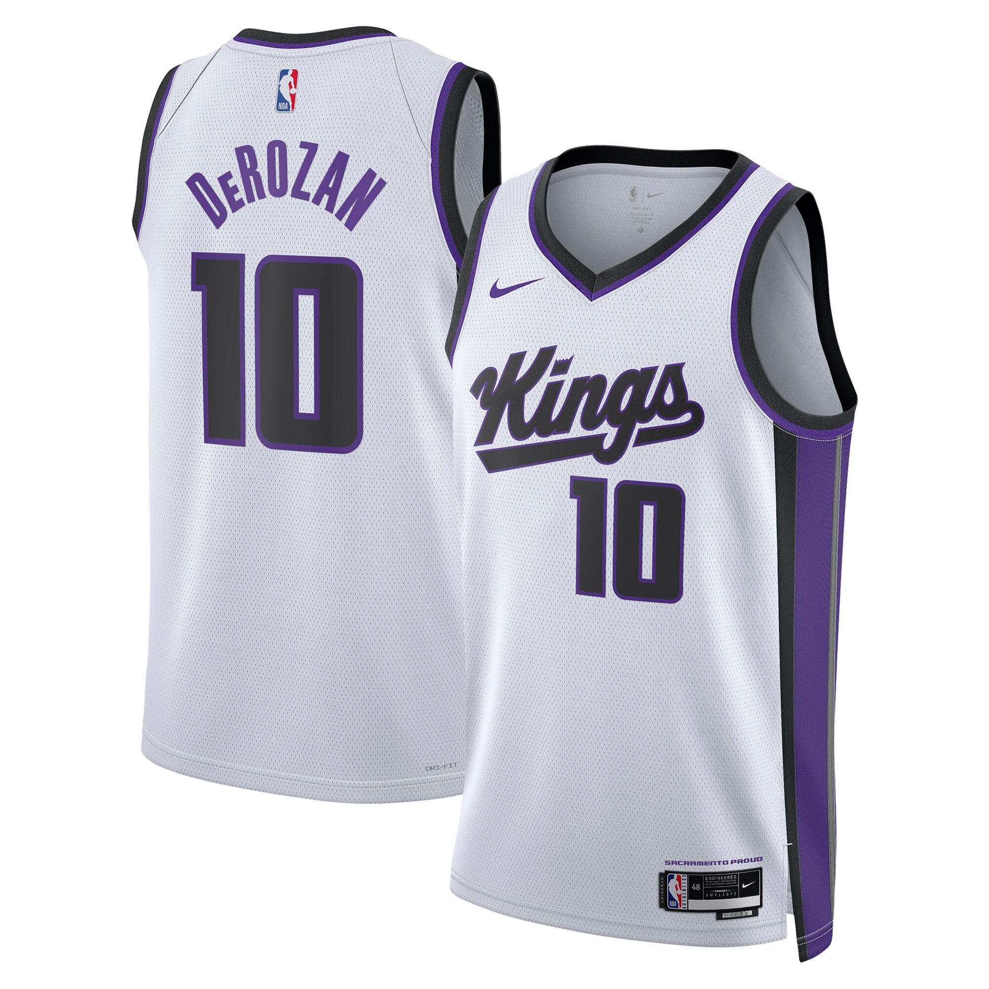 DeMar DeRozan Sacramento Kings Association Edition Swingman Jersey - White - Unisex