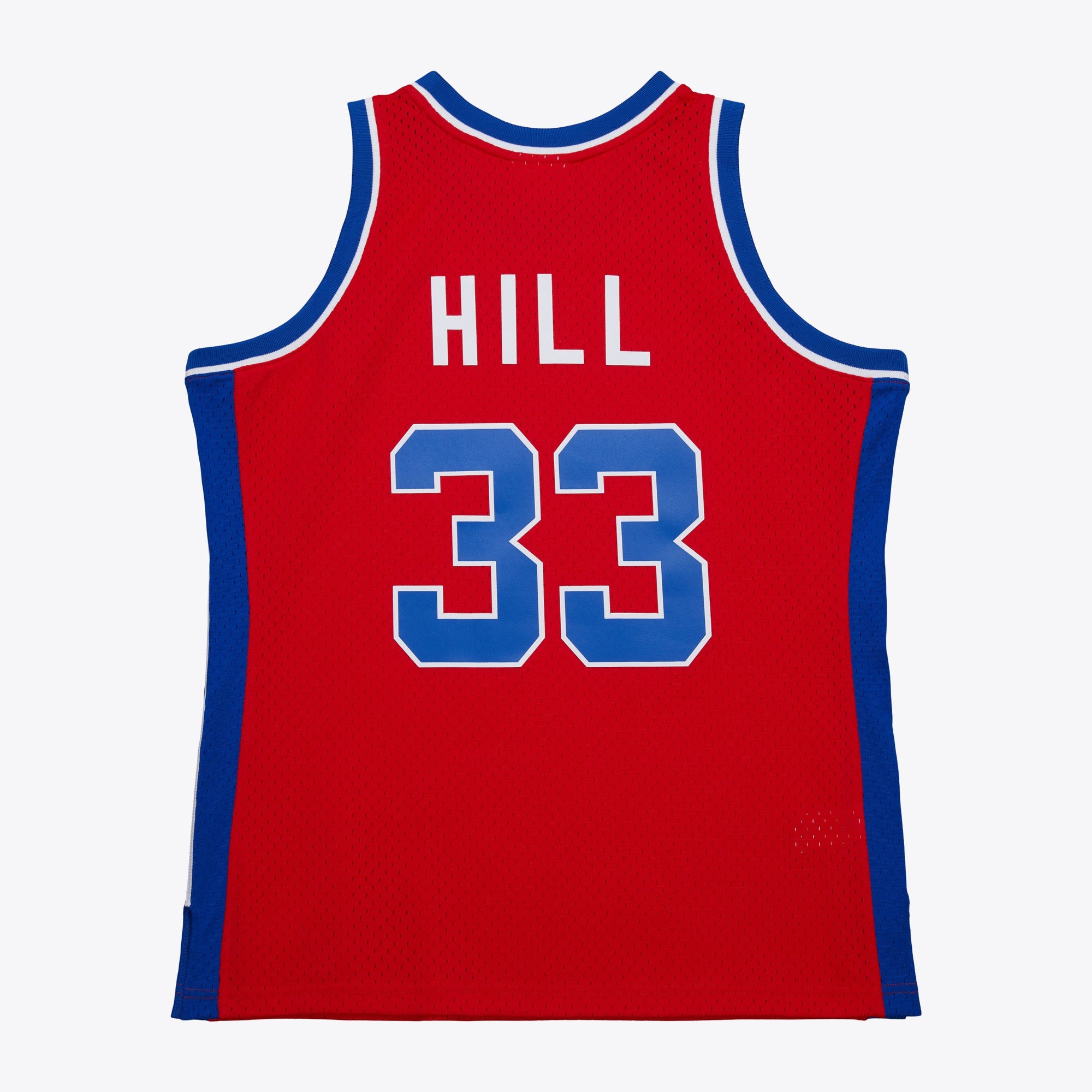 Grant Hill Detroit Pistons 1994 Dark Authentic Jersey - Red