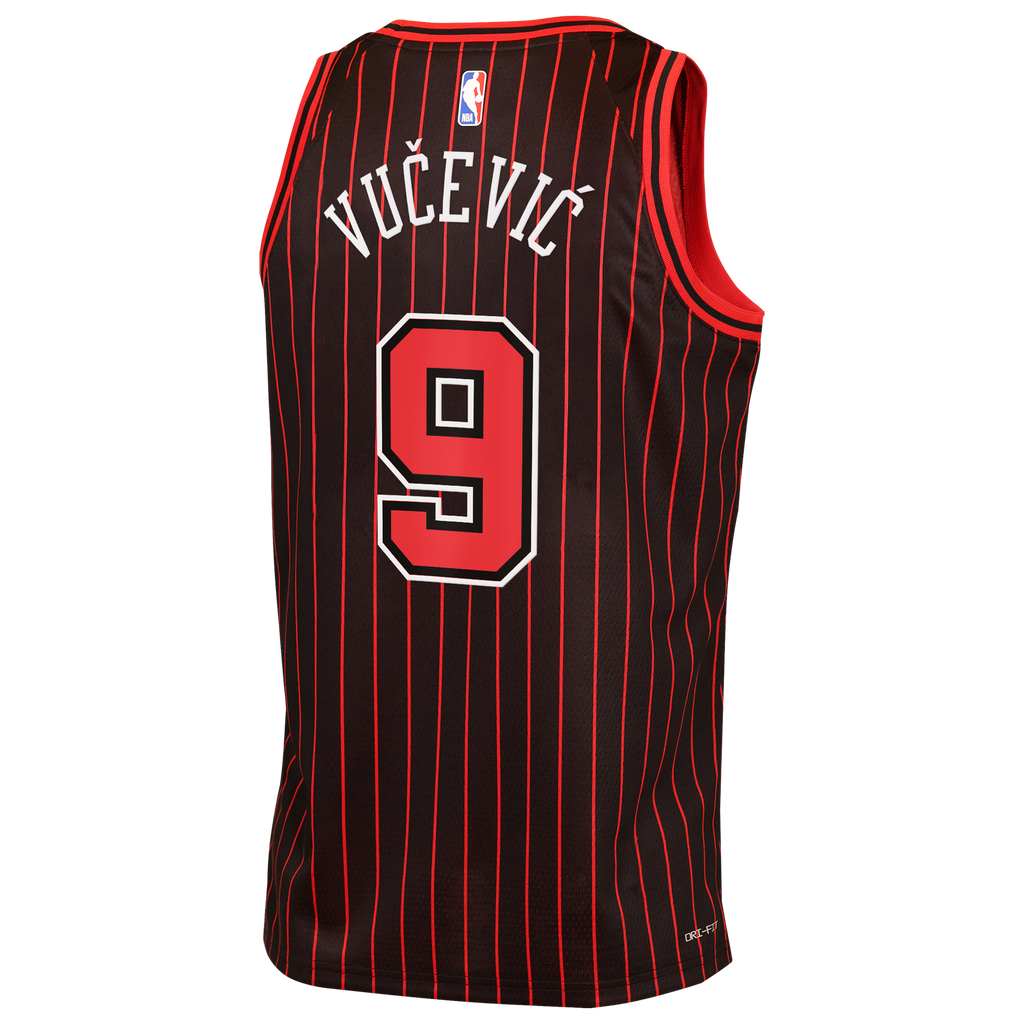 Nikola Vučević Chicago Bulls Statement Edition Jersey - Black - Youth