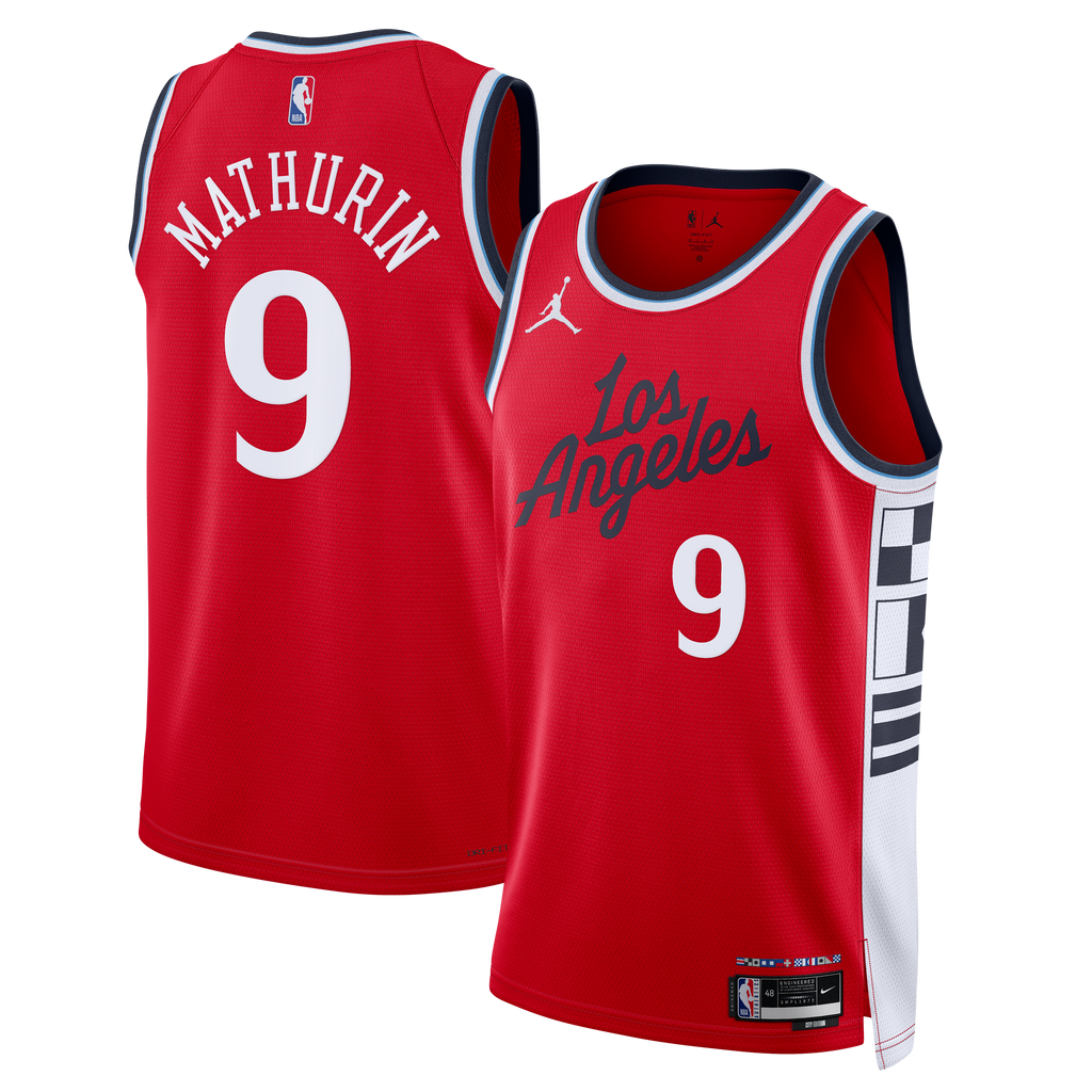 Bennedict Mathurin Los Angeles Clippers Statement Edition Swingman Jersey - Red - Mens