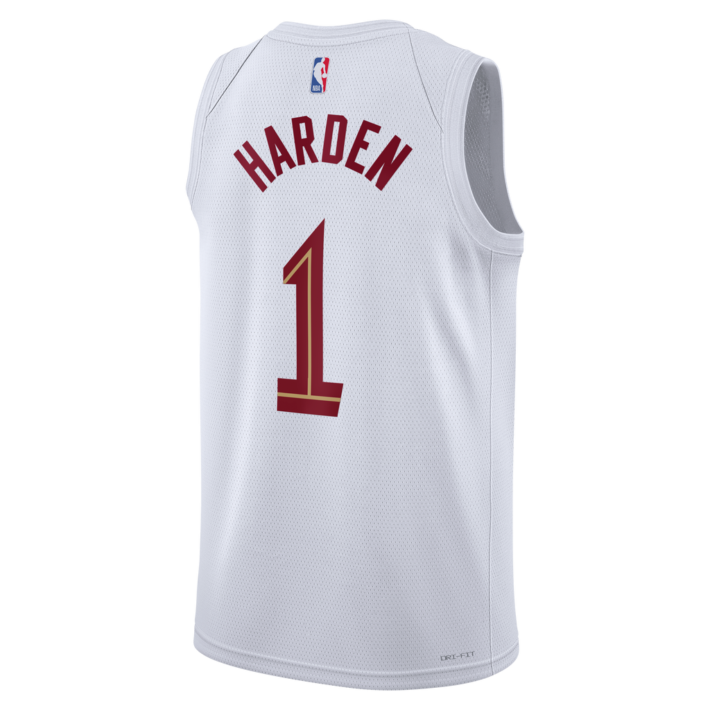 James Harden Cleveland Cavaliers Association Edition Swingman Jersey - White - Unisex