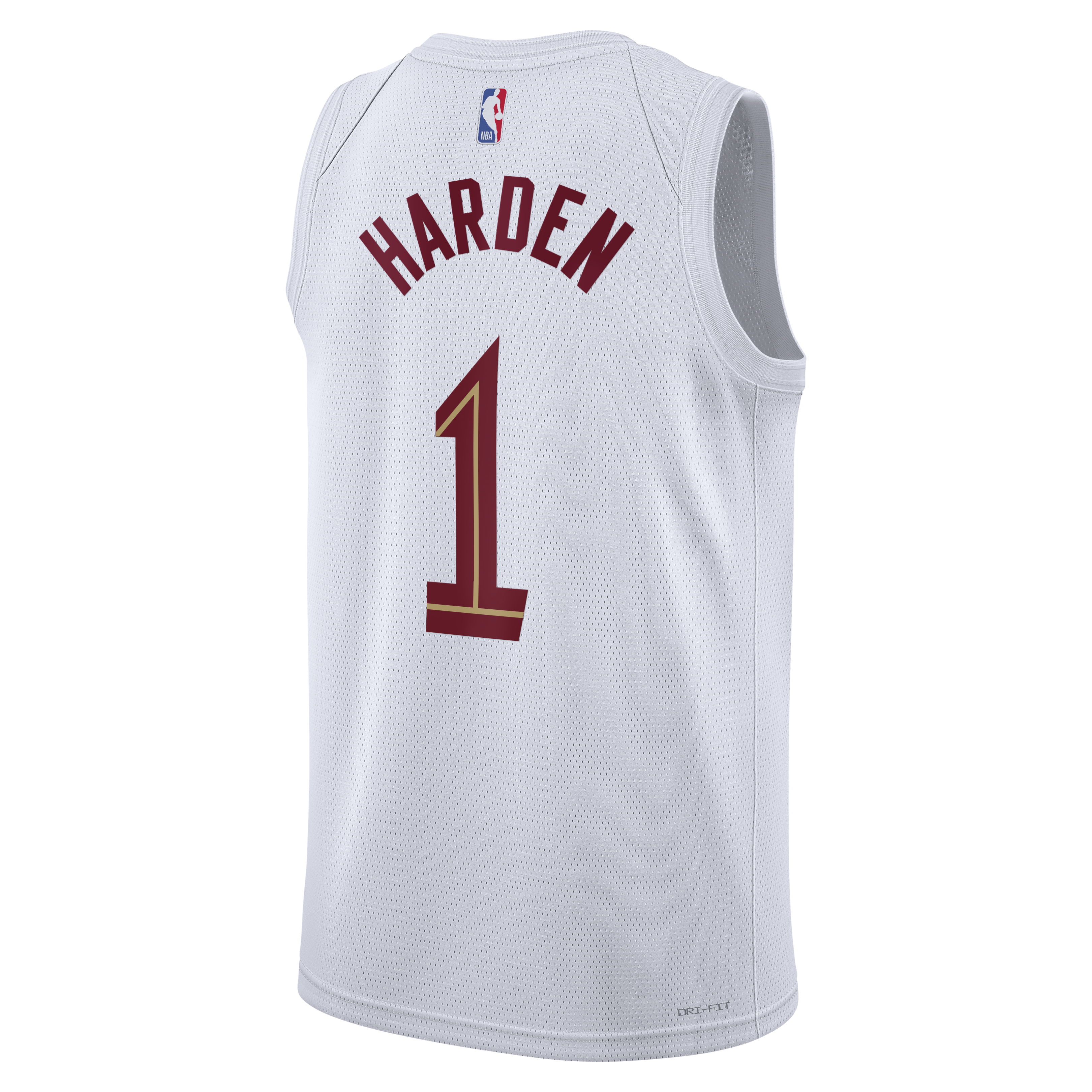 James Harden Cleveland Cavaliers Association Edition Swingman Jersey - White - Unisex