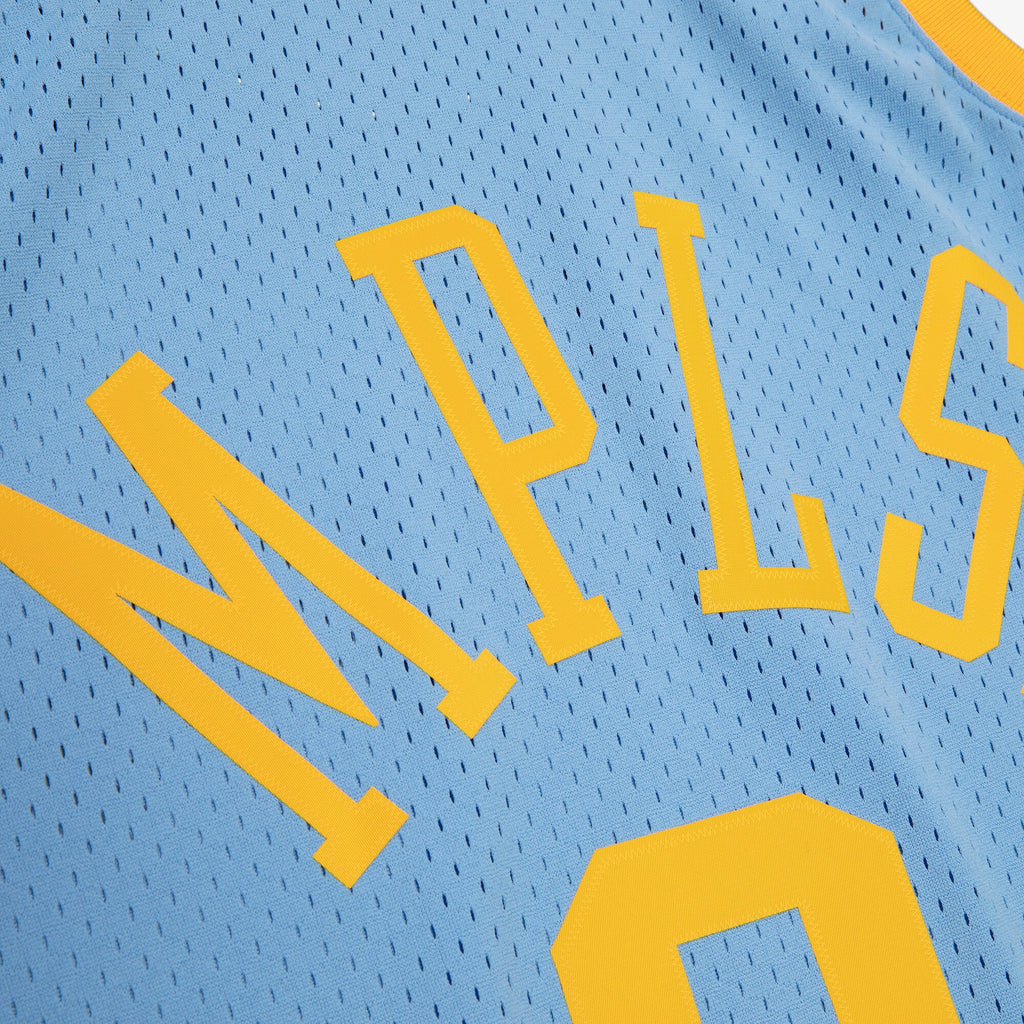 Derek Fisher Los Angeles Lakers 2001 Authentic Swingman Jersey - Columbia Blue