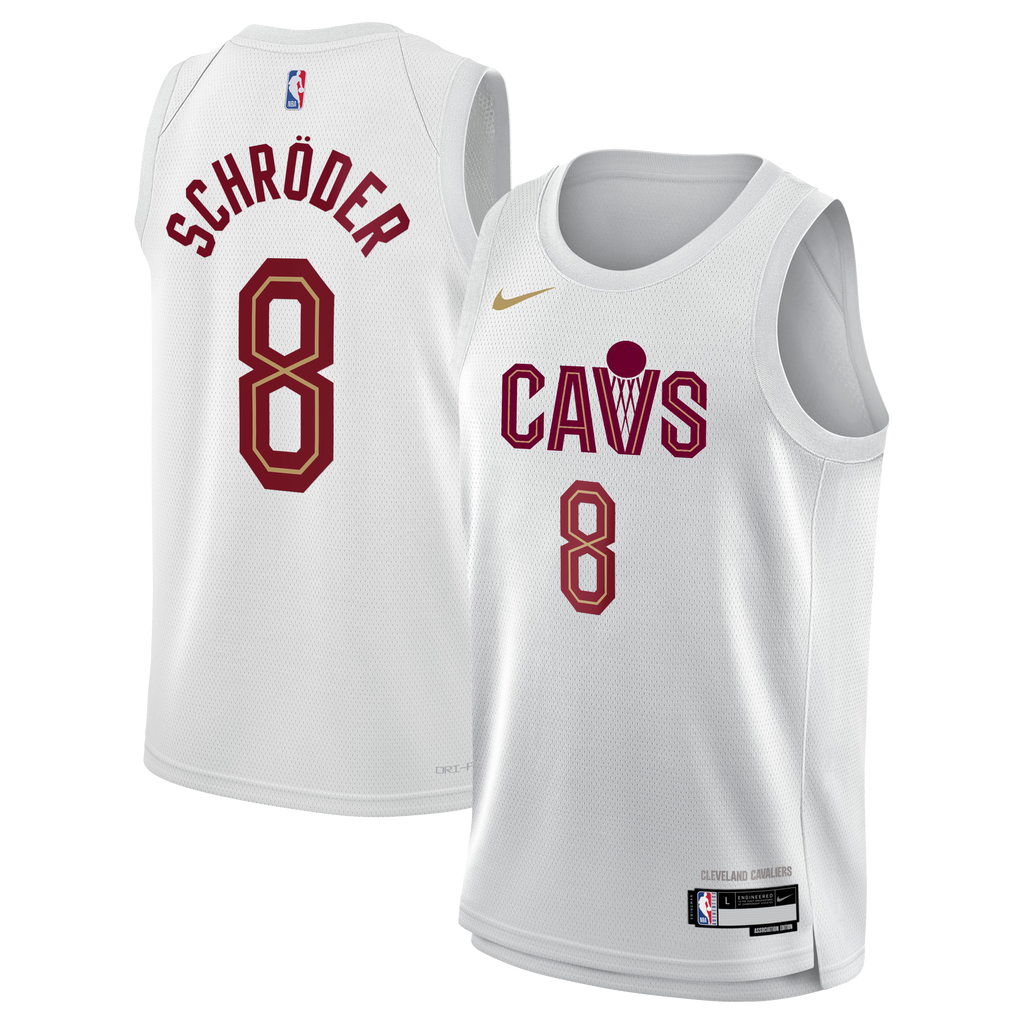 Dennis Schröder Cleveland Cavaliers Association Edition Swingman Jersey - White - Youth