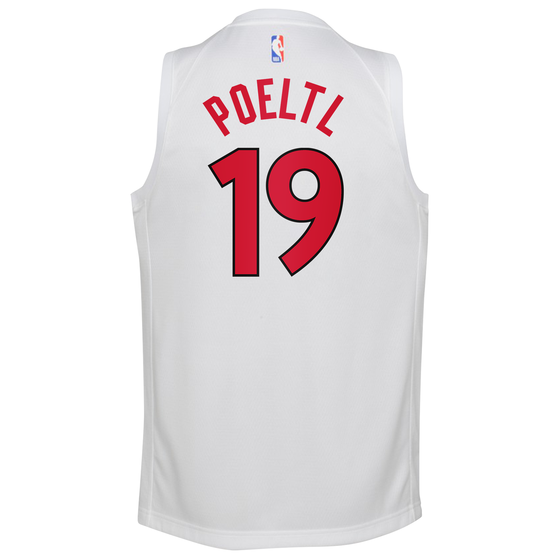 Jakob Poeltl Toronto Raptors Association Edition Swingman Jersey - White - Youth