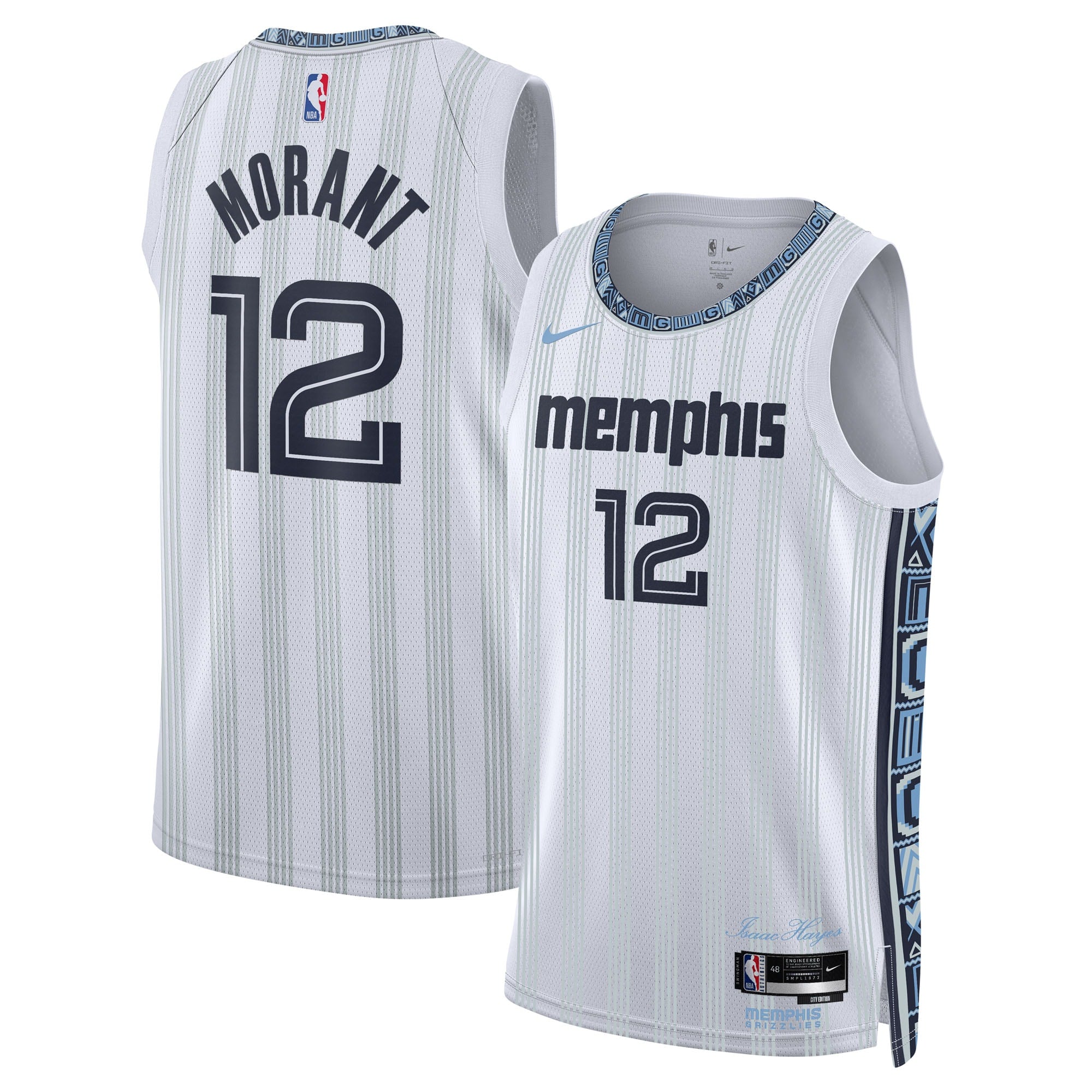 Ja Morant Memphis Grizzlies 2025/26 City Edition Swingman Jersey - Gray - Unisex