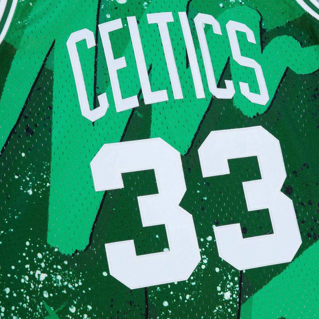 Larry Bird Boston Celtics 1985 Hyper Hoops Swingman Jersey - Green