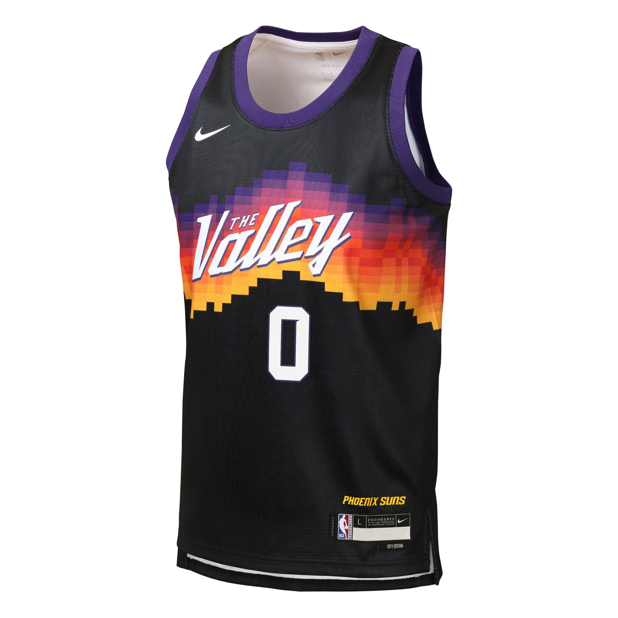 Ryan Dunn Phoenix Suns 2025/26 City Edition Swingman Jersey - Black - Youth