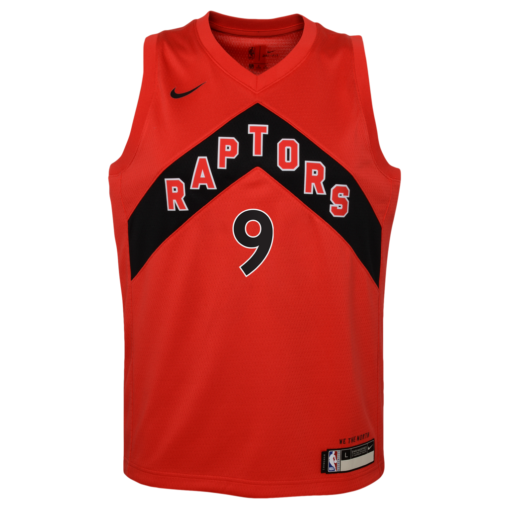 RJ Barrett Toronto Raptors Icon Edition Swingman Jersey - Red - Youth